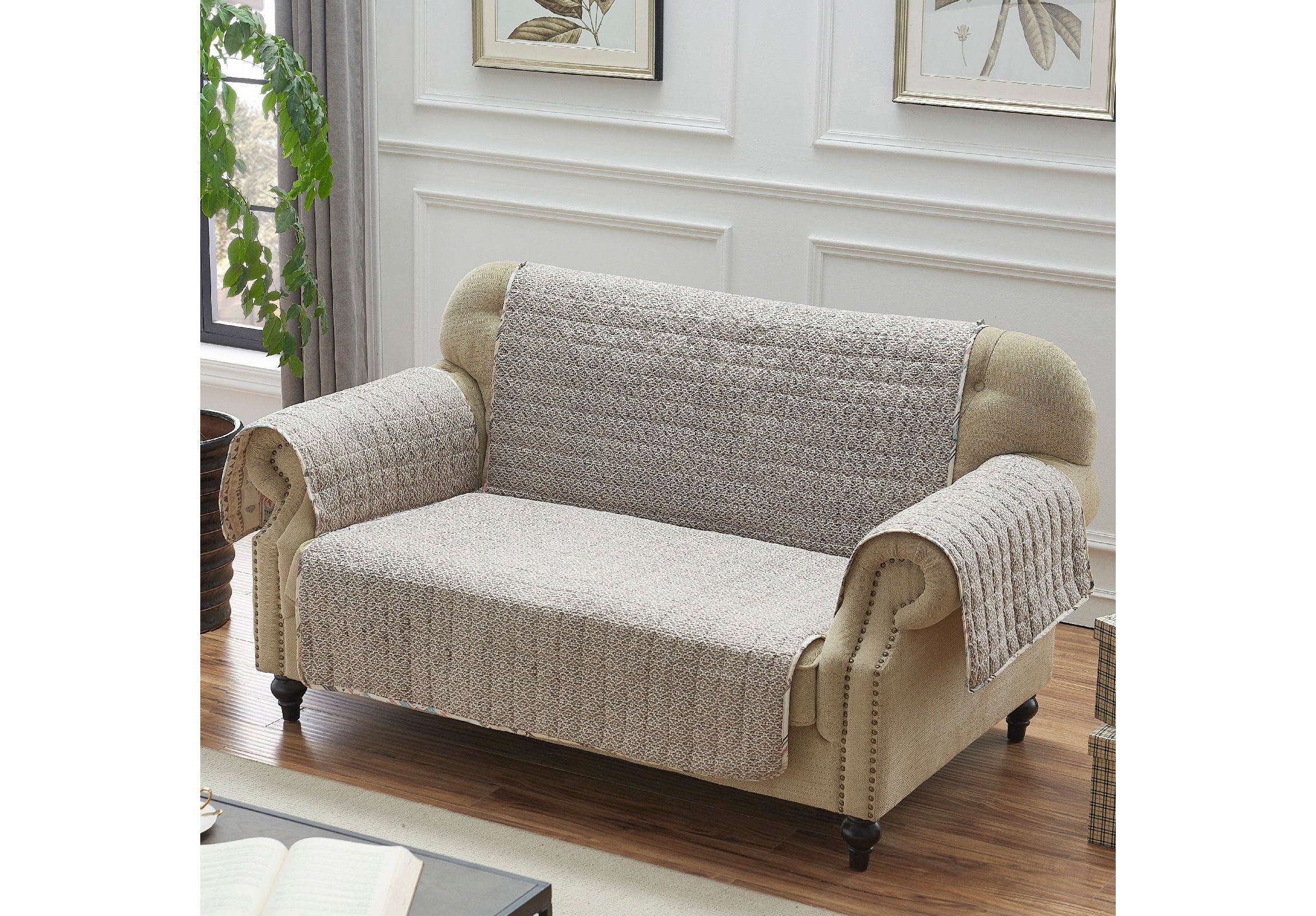 Phoenix Tan Loveseat Furniture Protector