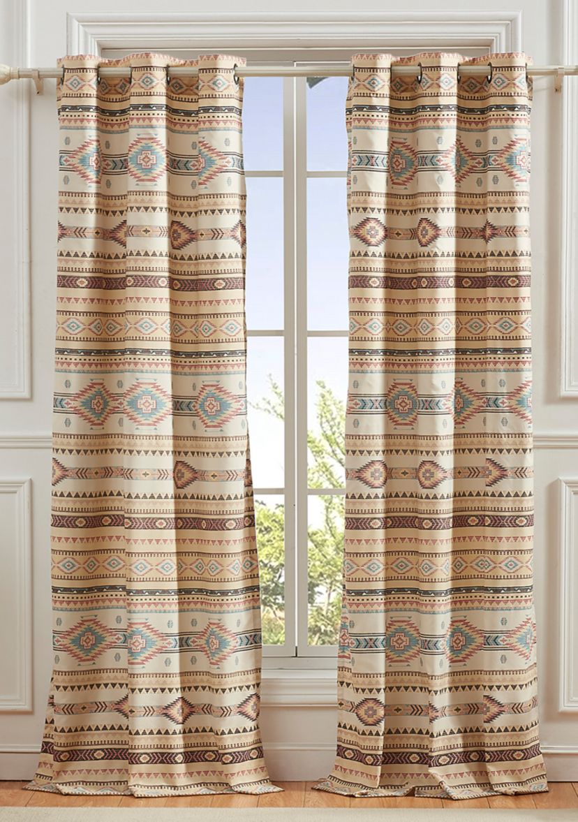 Phoenix Tan Window Panel Pair