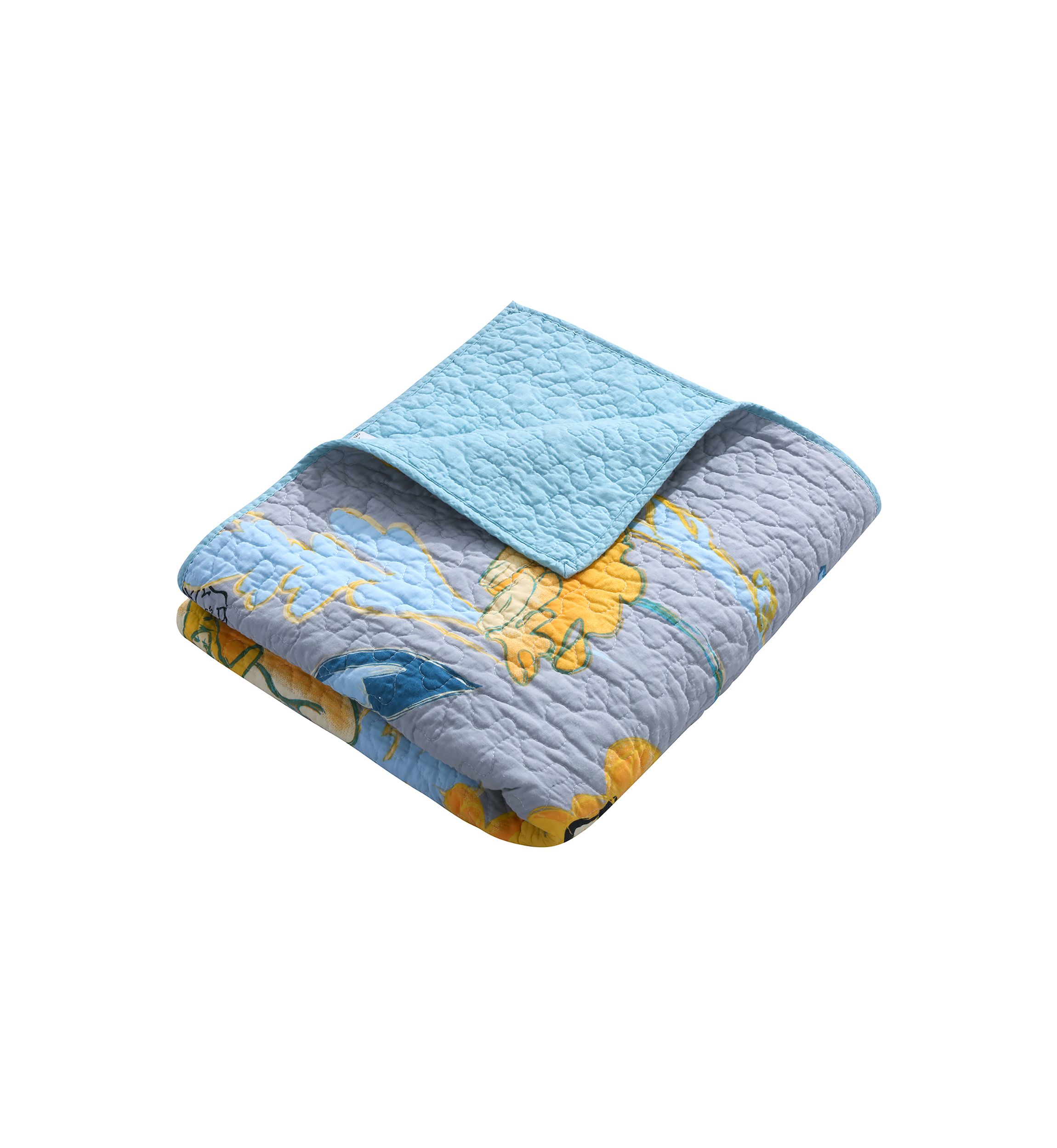 Watercolor Dream Gray Throw