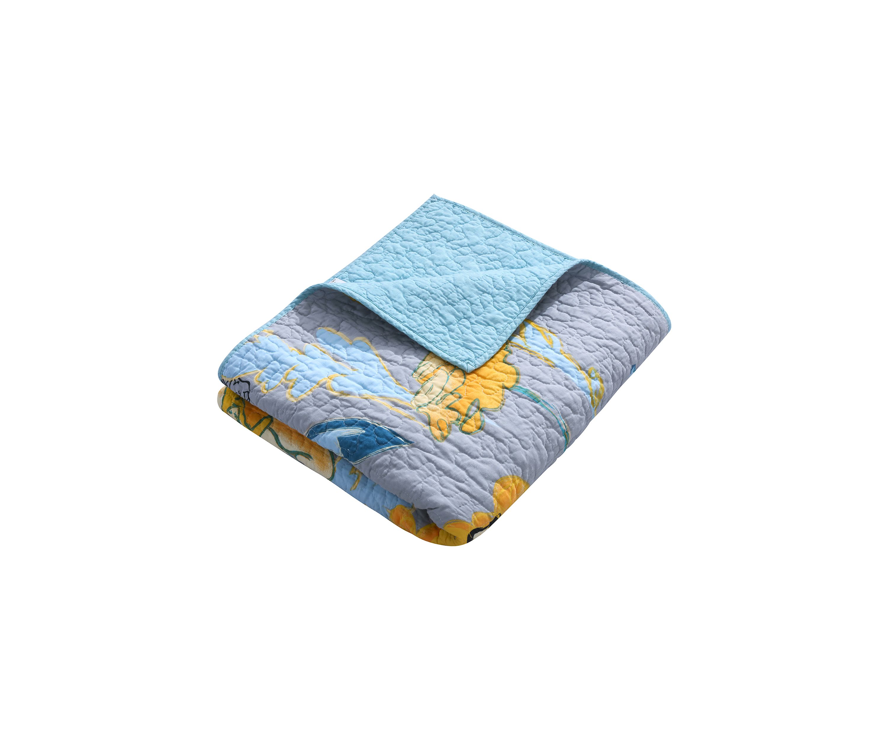 Watercolor Dream Gray Throw