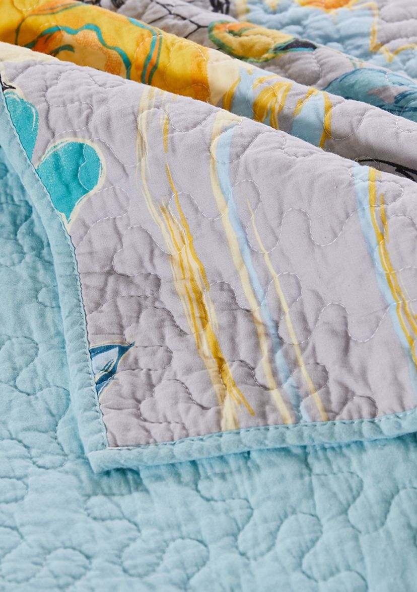 Watercolor Dream Gray Throw