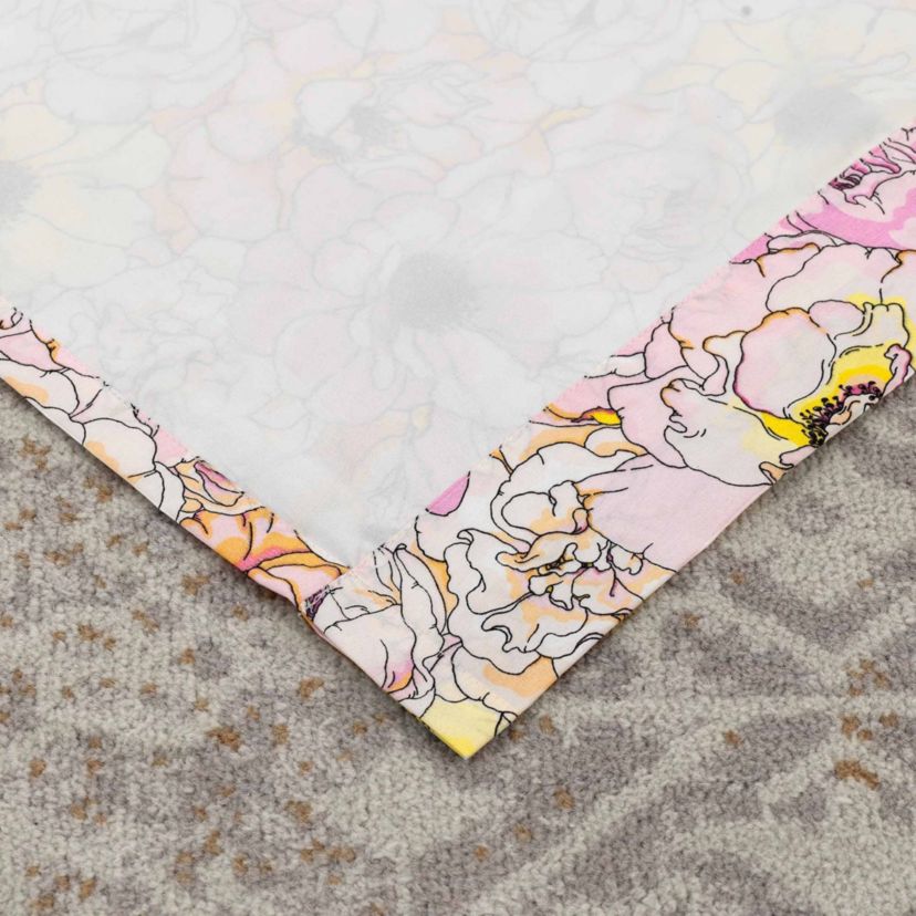Misty Bloom Window Panel Pair