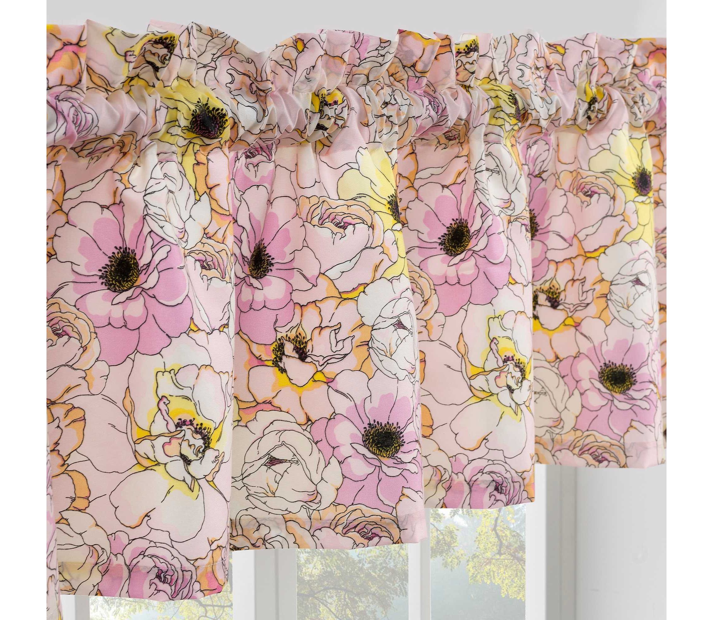 Misty Bloom Window Valance