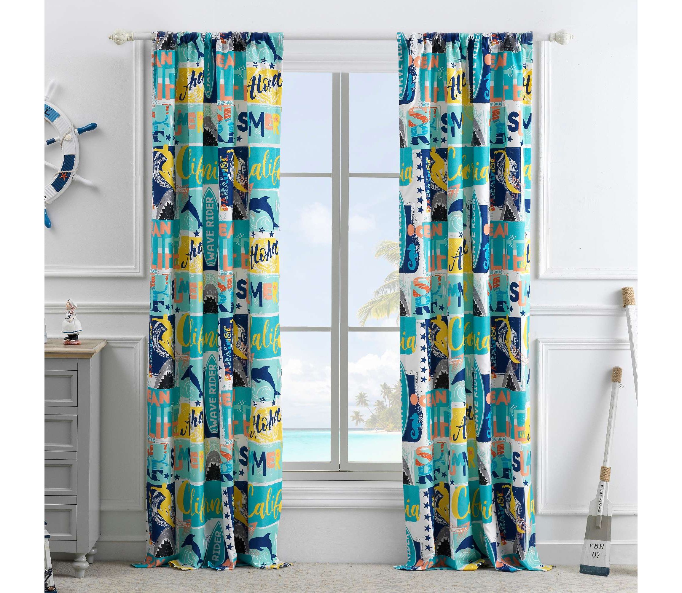 Wave Rider Window Panel Pair