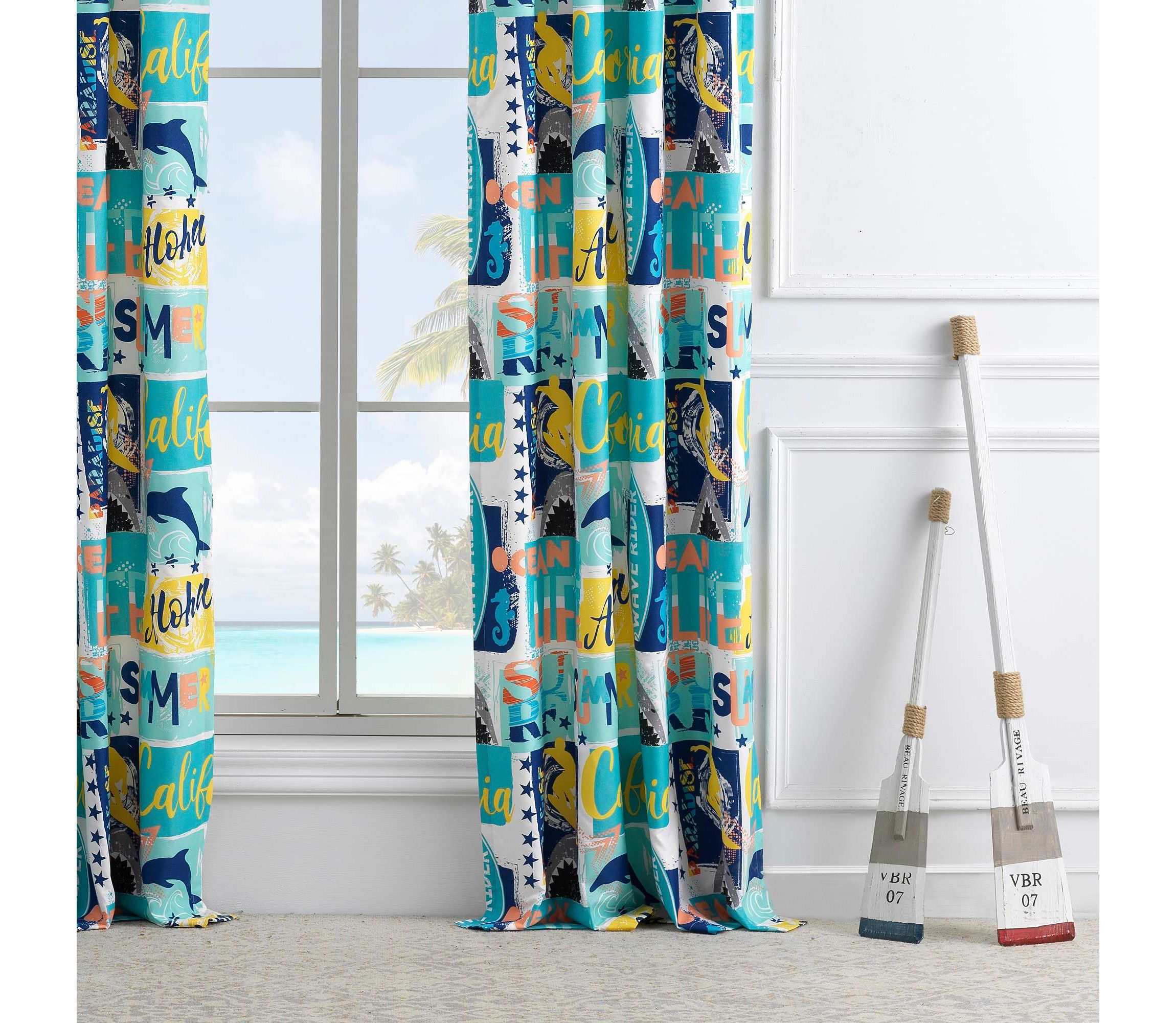 Wave Rider Window Panel Pair