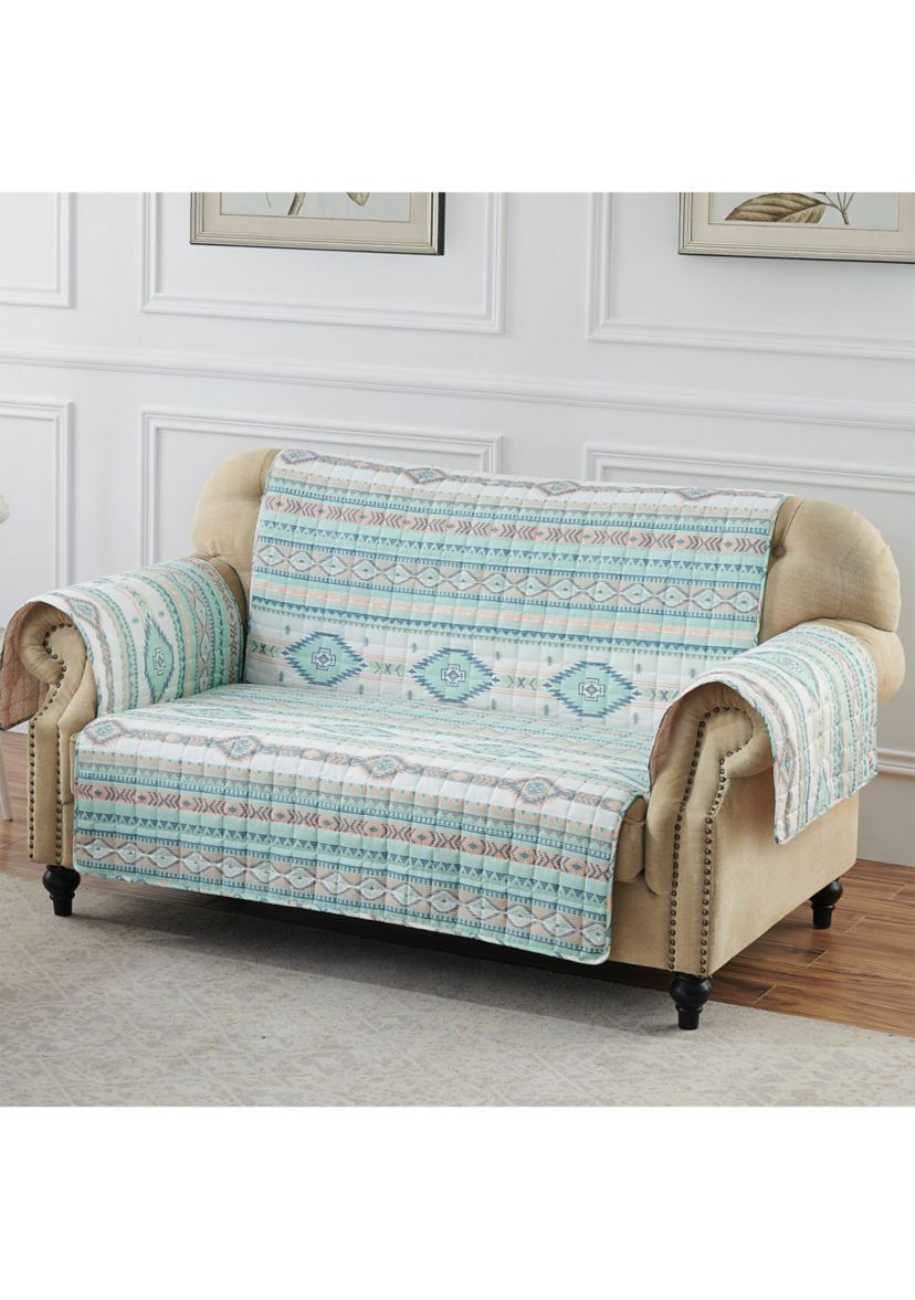 Phoenix Turquoise Loveseat Furniture Protector