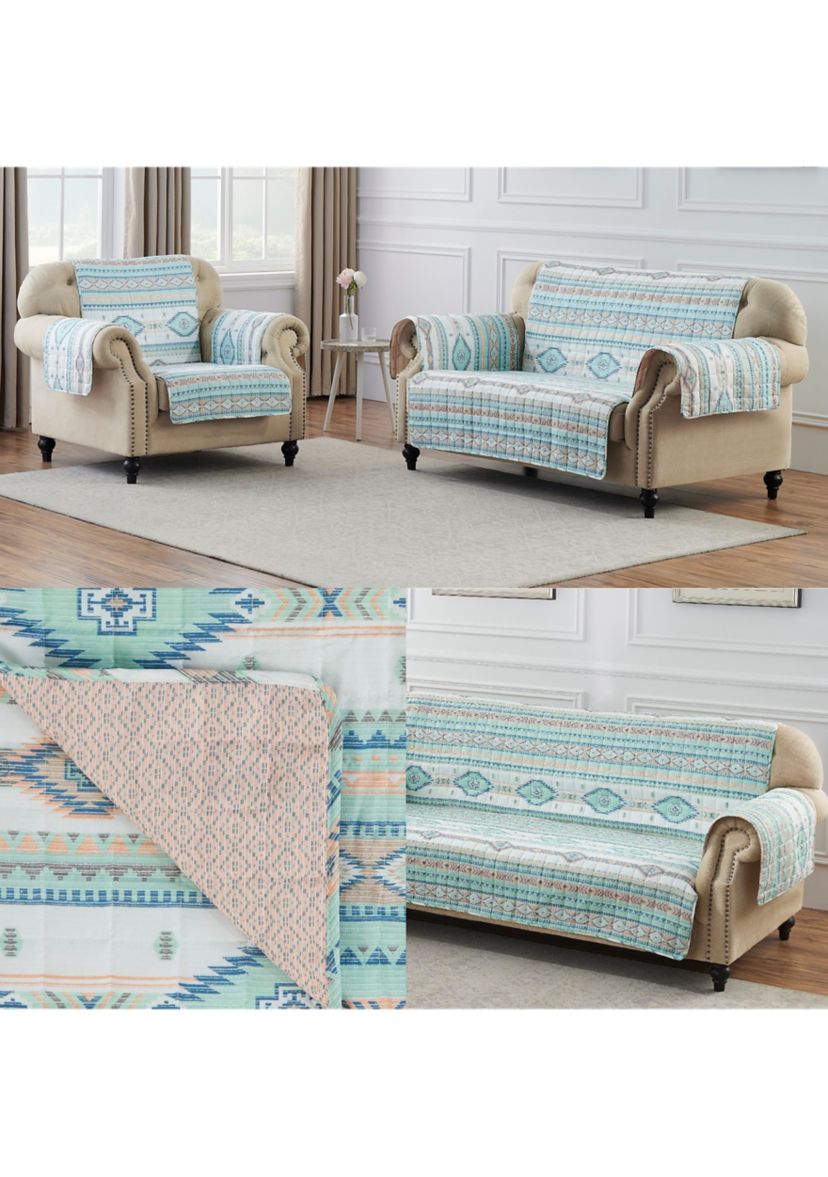 Phoenix Turquoise Loveseat Furniture Protector
