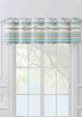 Elegant Crystal Beaded Chevron Design Window Valances & Curtain Panels 