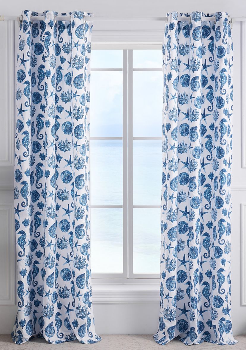 Pebble Beach Window Panel Pair