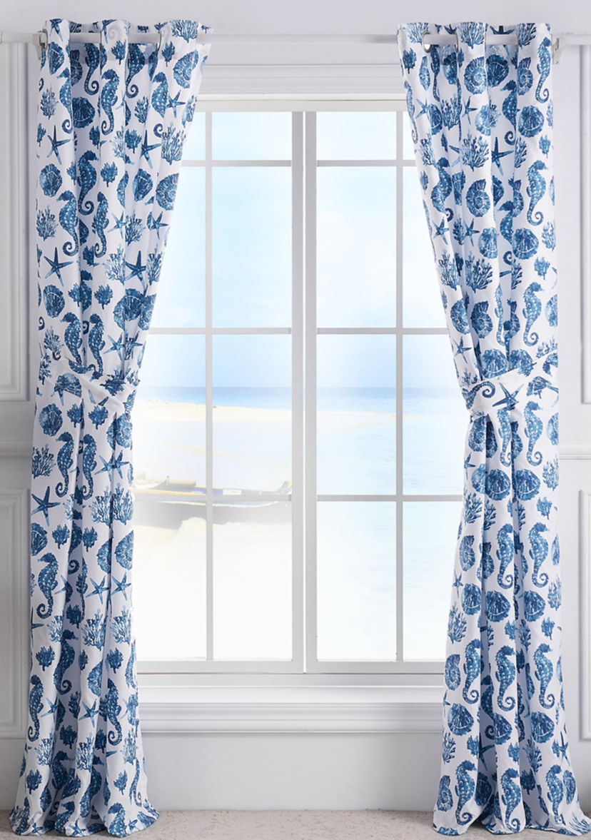 Pebble Beach Window Panel Pair