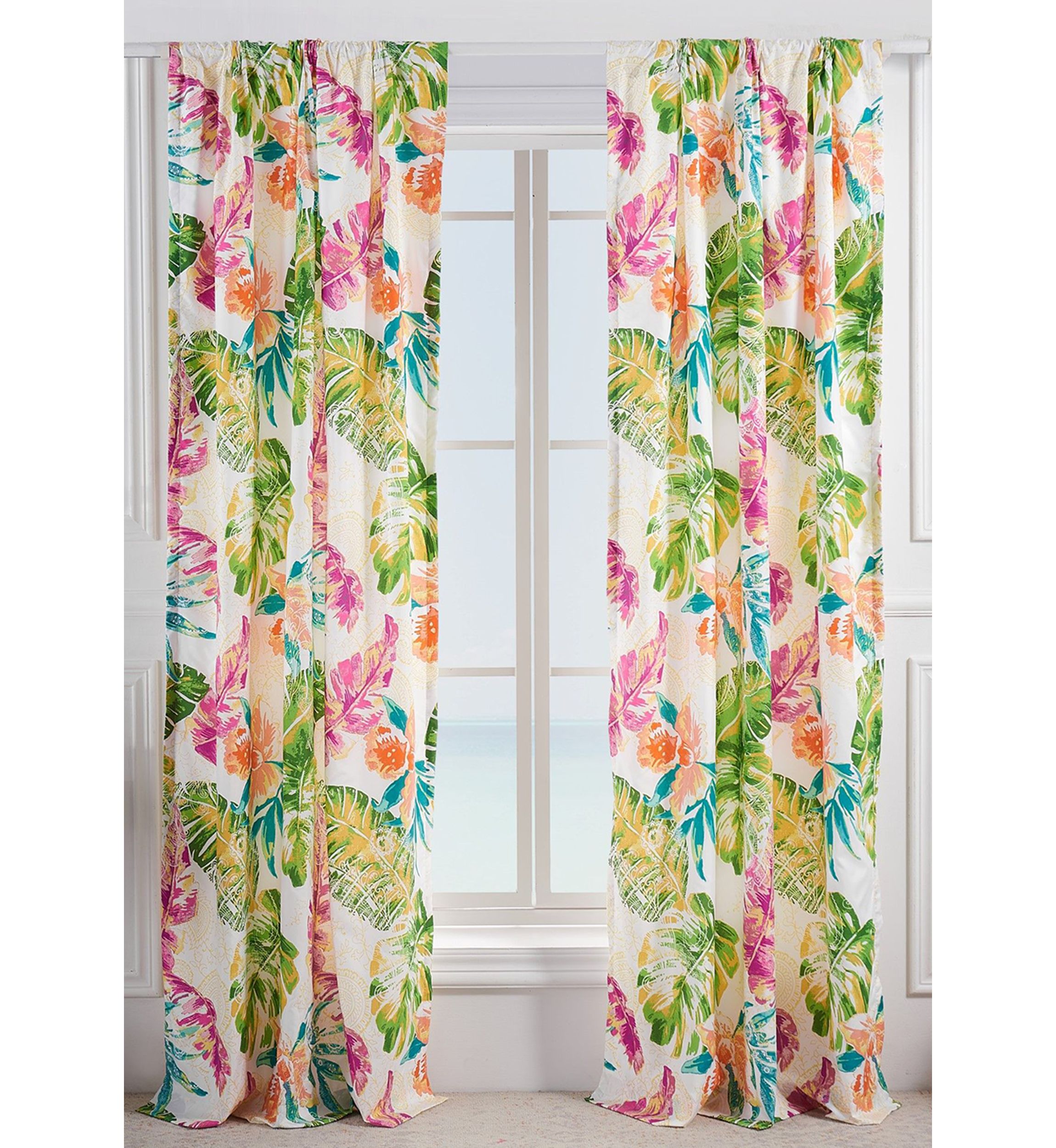 Tropics Window Panel Pair