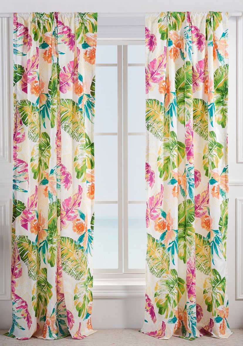 Tropics Window Panel Pair