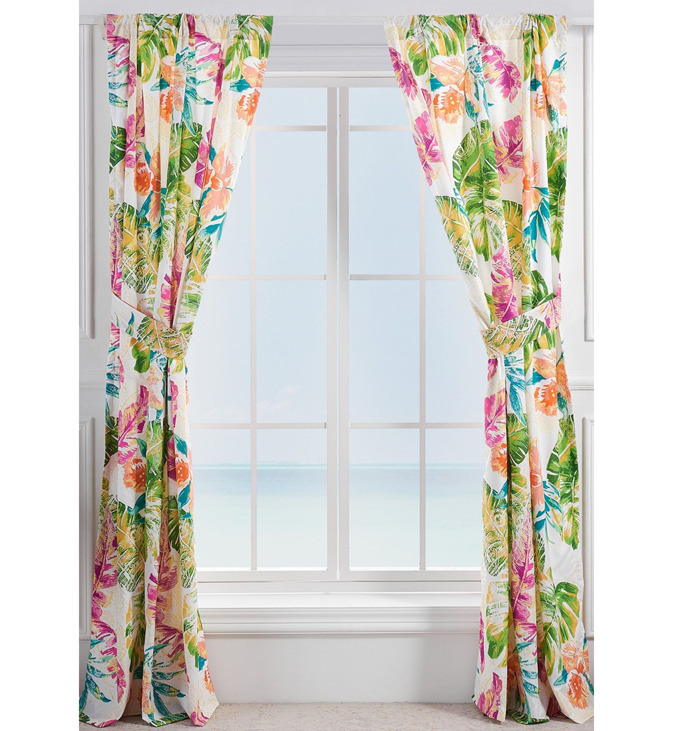 Tropics Window Panel Pair