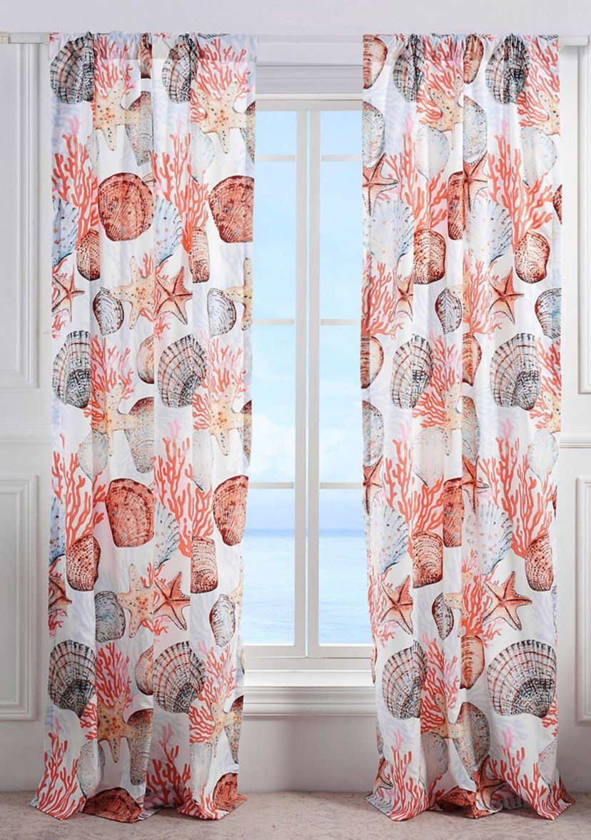 Beach Days Window Panel Pair
