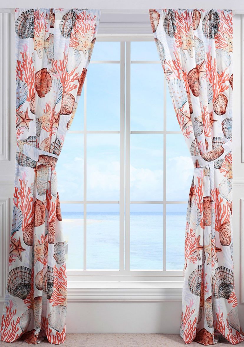 Beach Days Window Panel Pair
