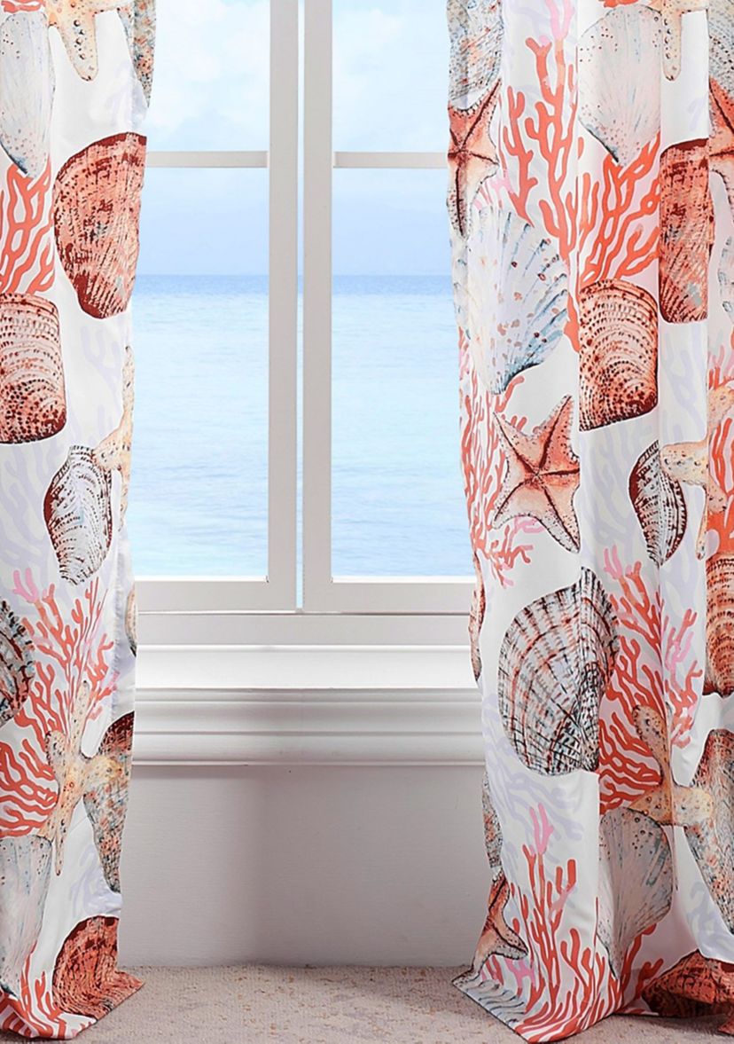 Beach Days Window Panel Pair