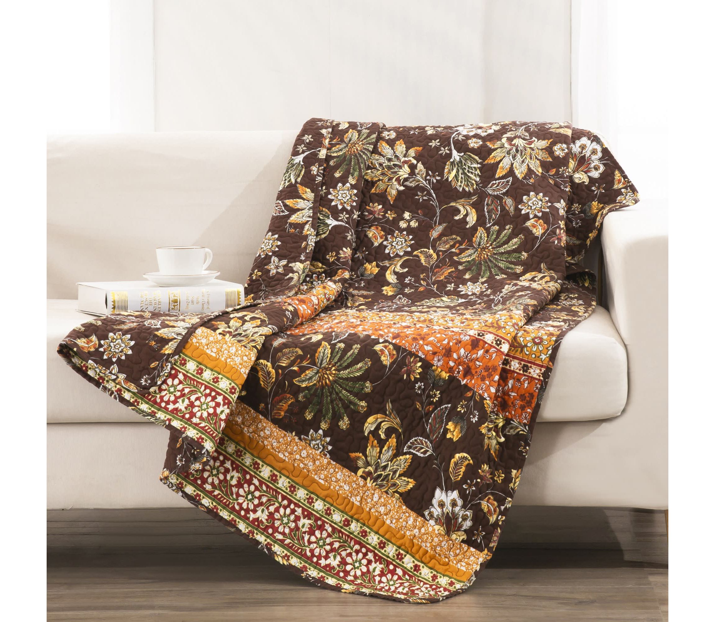 Audrey Chocolate Throw