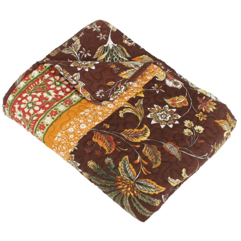 Audrey Chocolate Throw