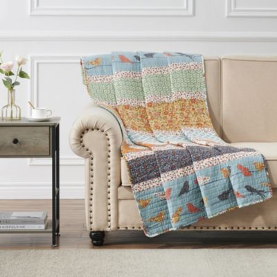 Greenland Home Fashions Carlie Calico Stripe Throw | belk