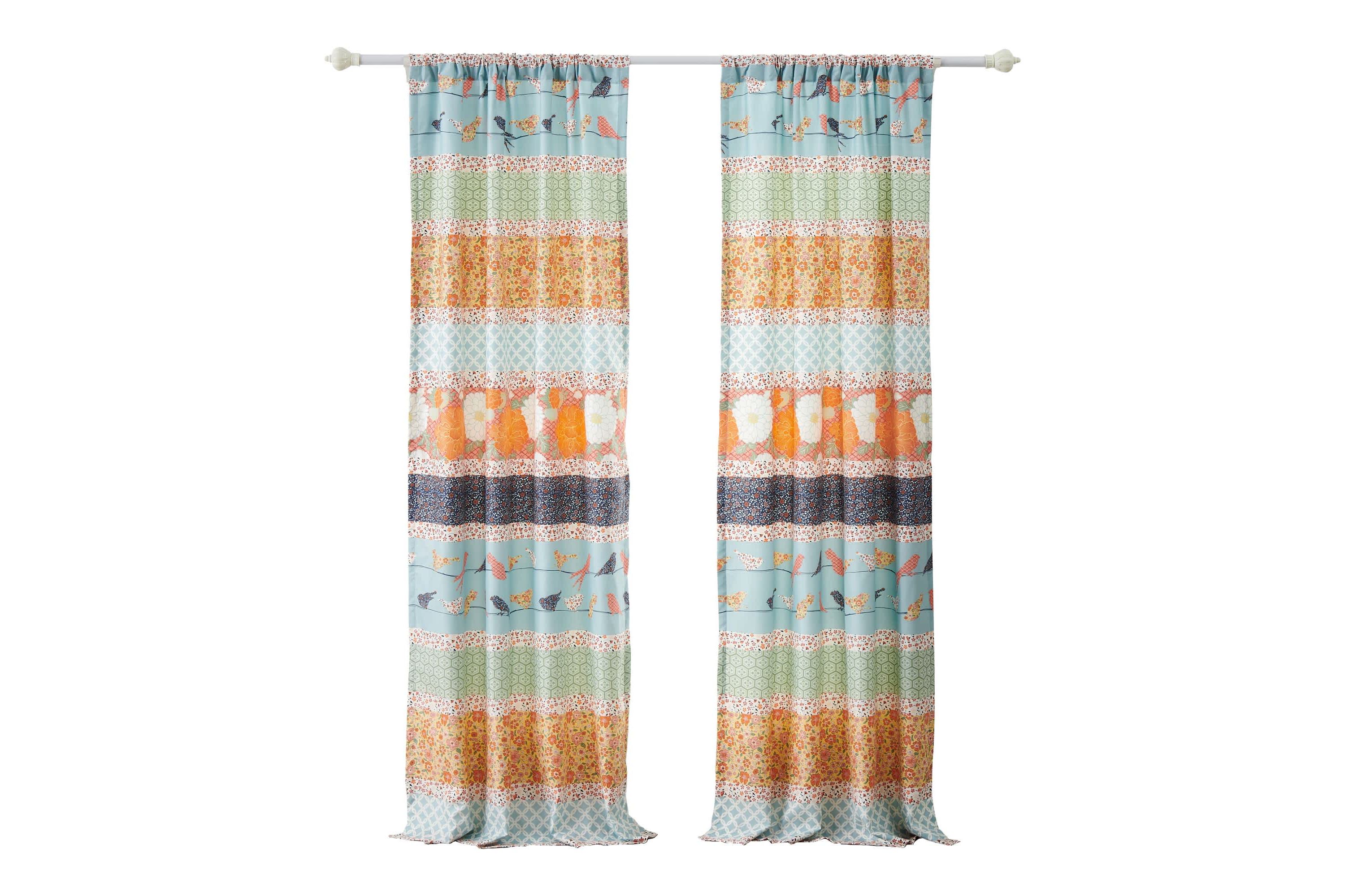 Carlie Stripe Window Panel Pair