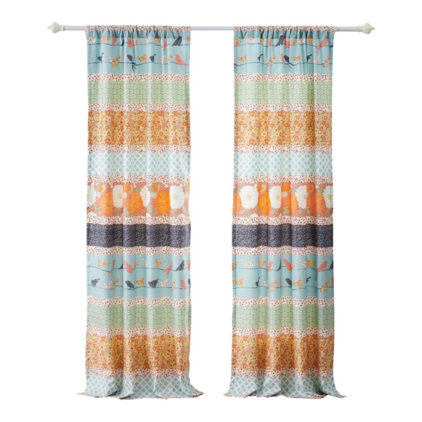 Carlie Stripe Window Panel Pair