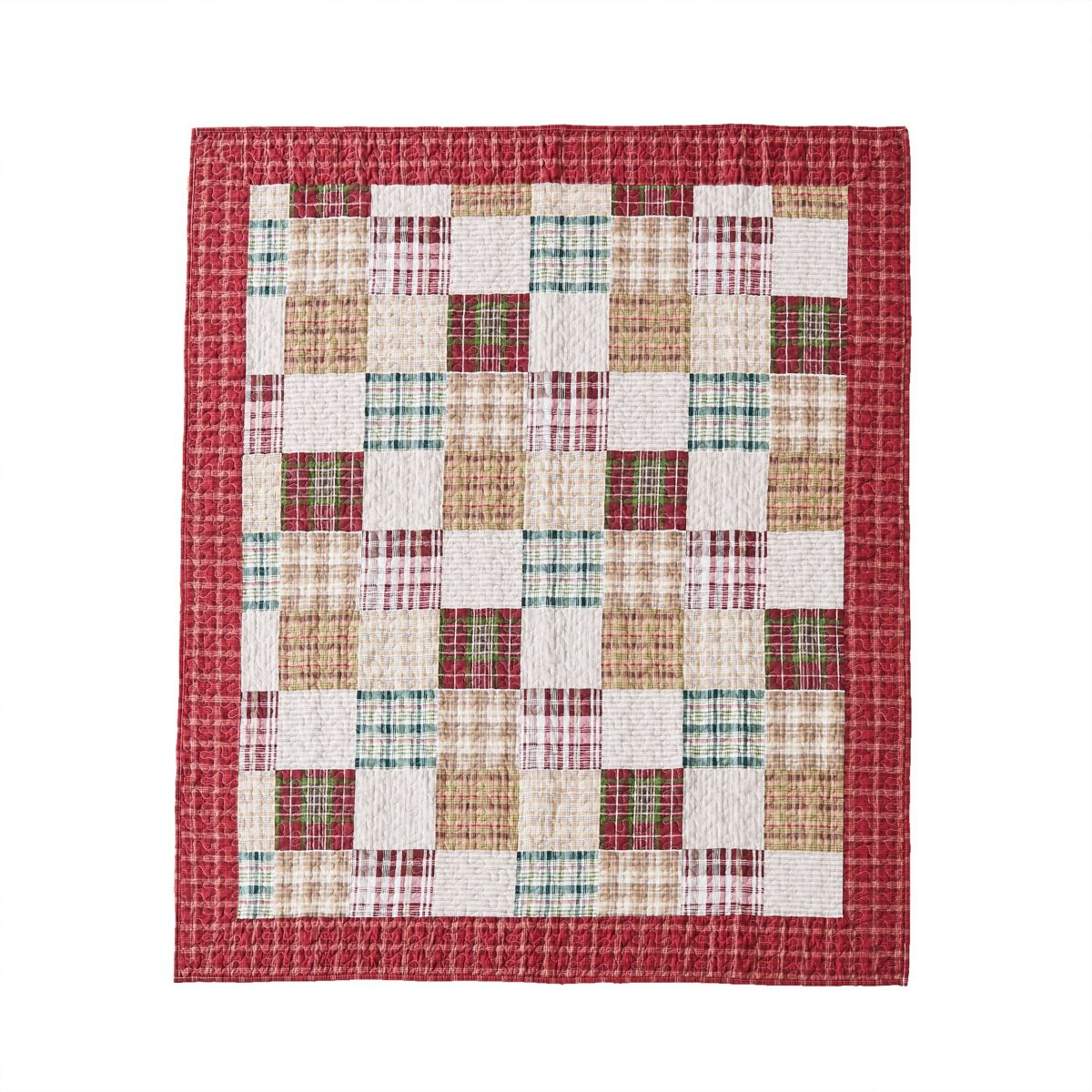 Oxford Red Throw