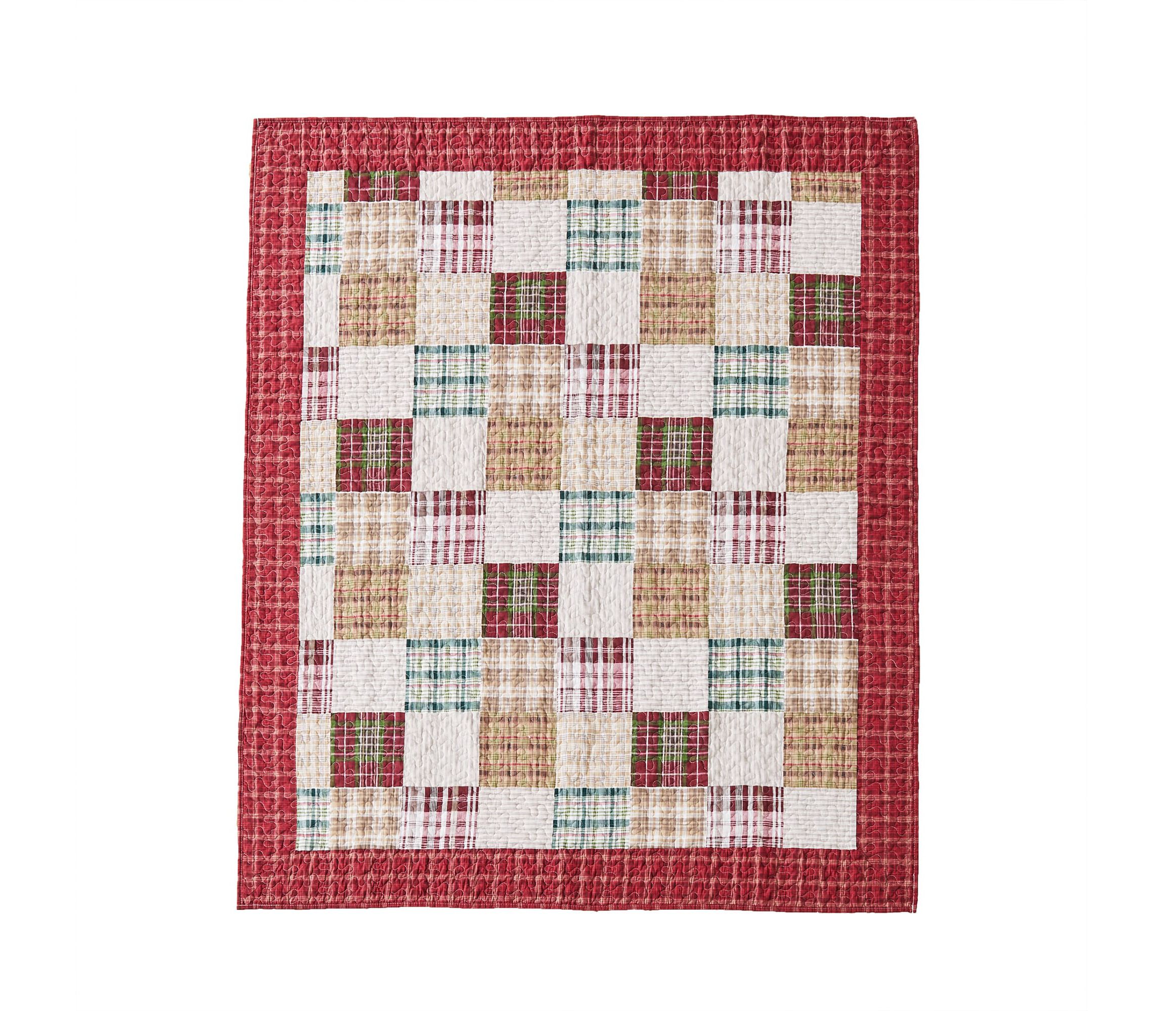 Oxford Red Throw