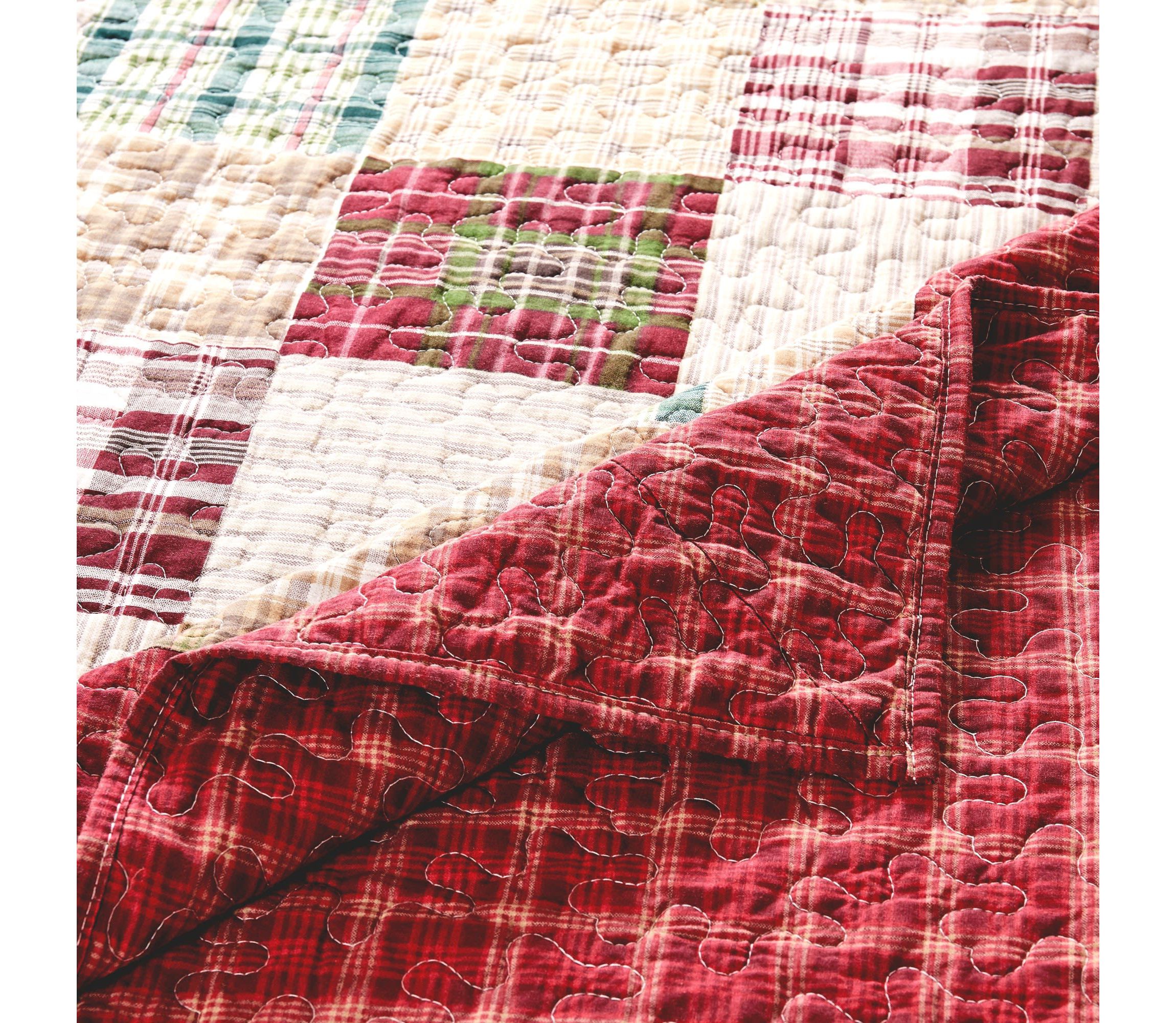 Oxford Red Throw