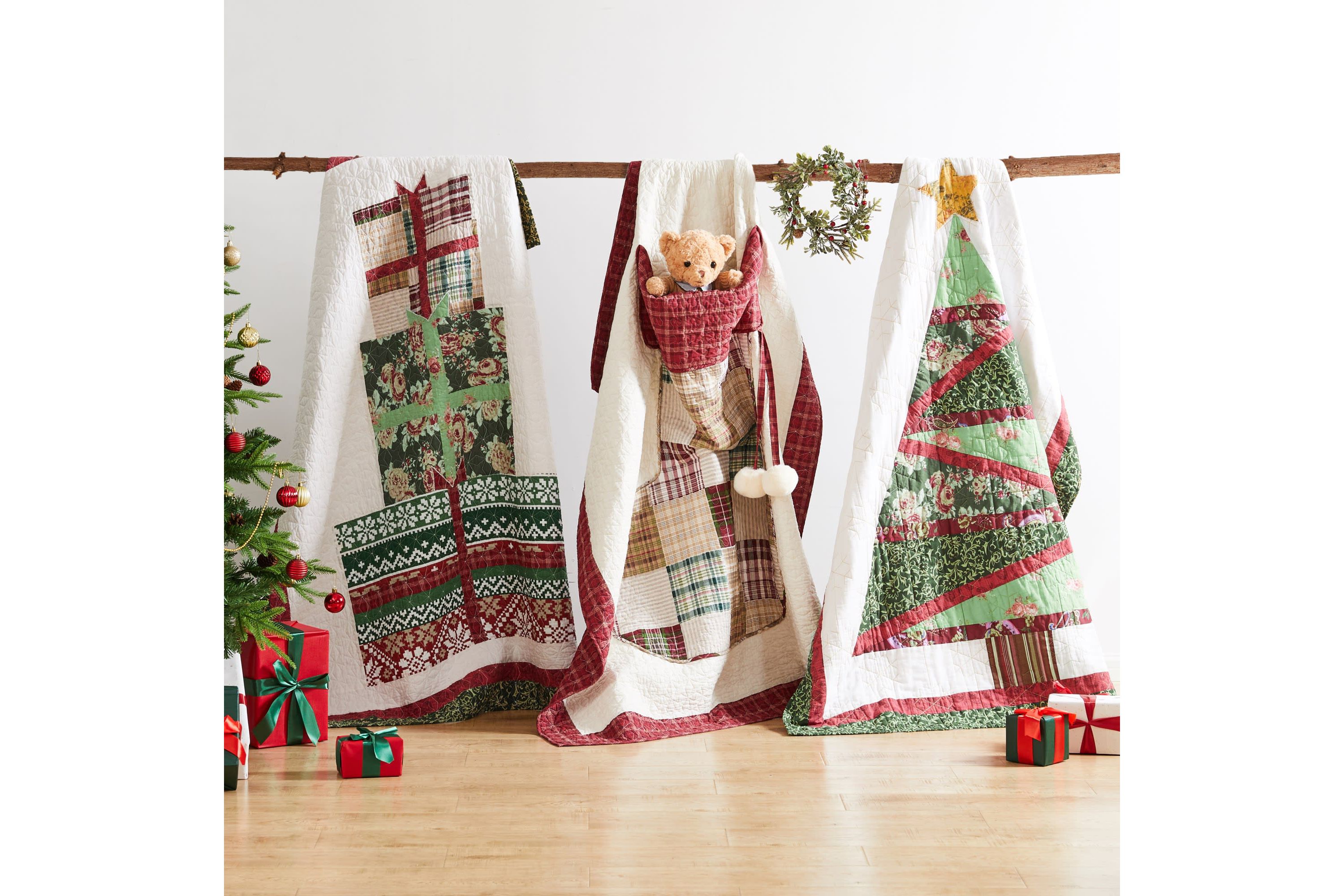 Jolly Stocking Throw