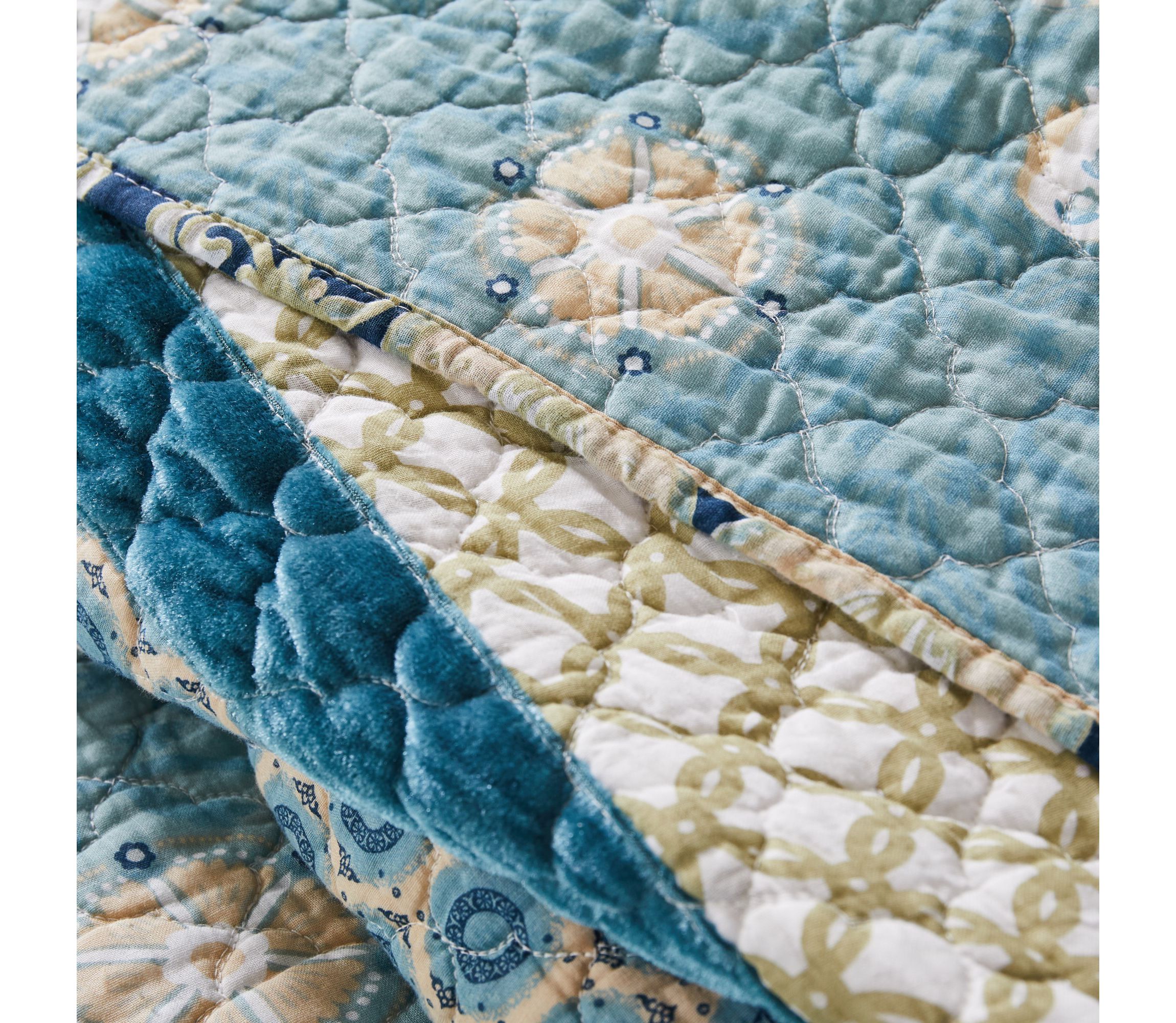 Thalia Blue Throw