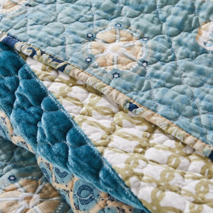 Thalia Blue Throw
