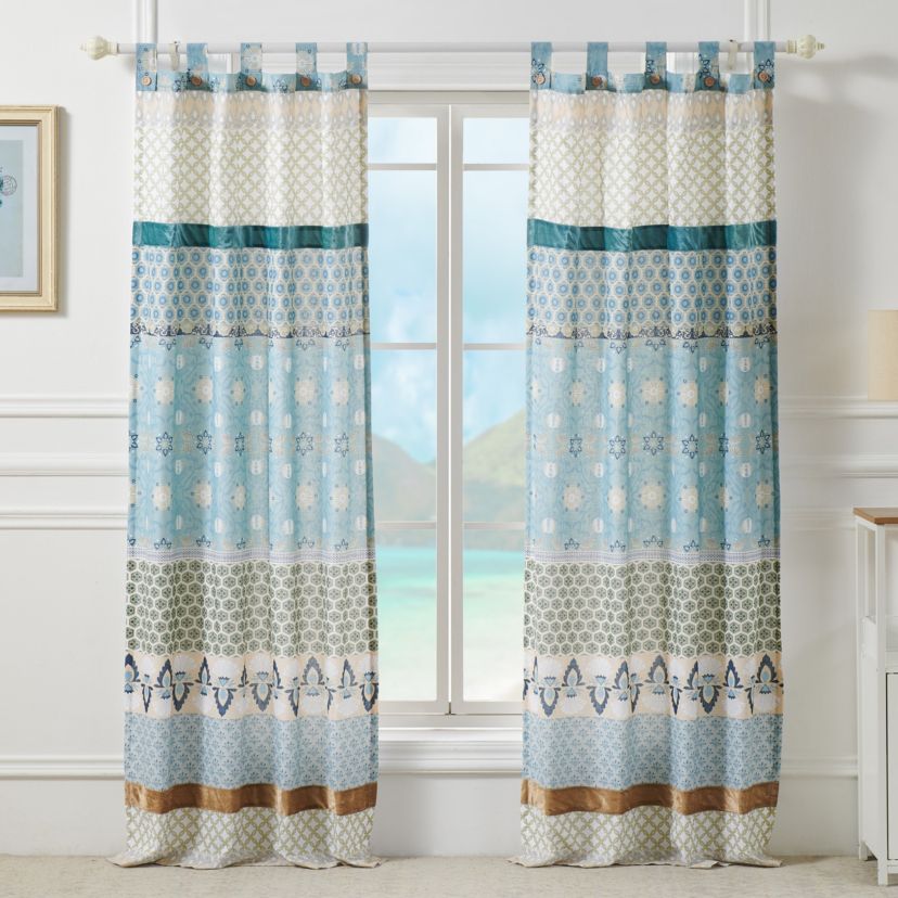 Thalia Blue Panel Pair