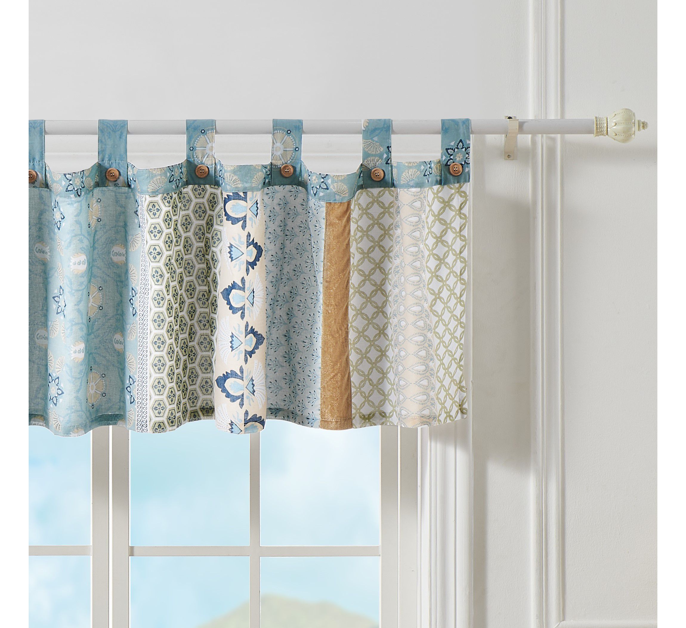Thalia Blue Valance