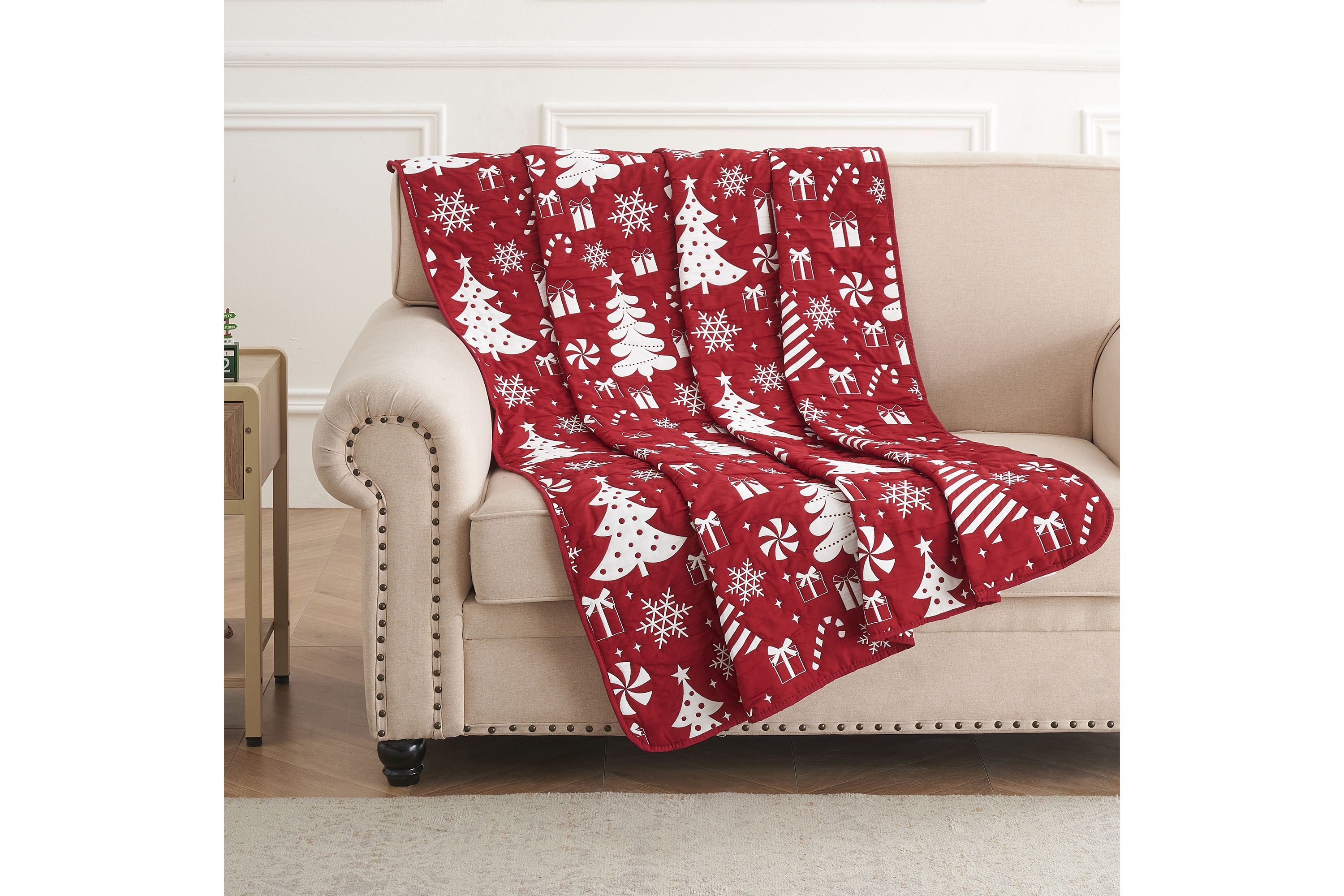 Peppermint Party Throw