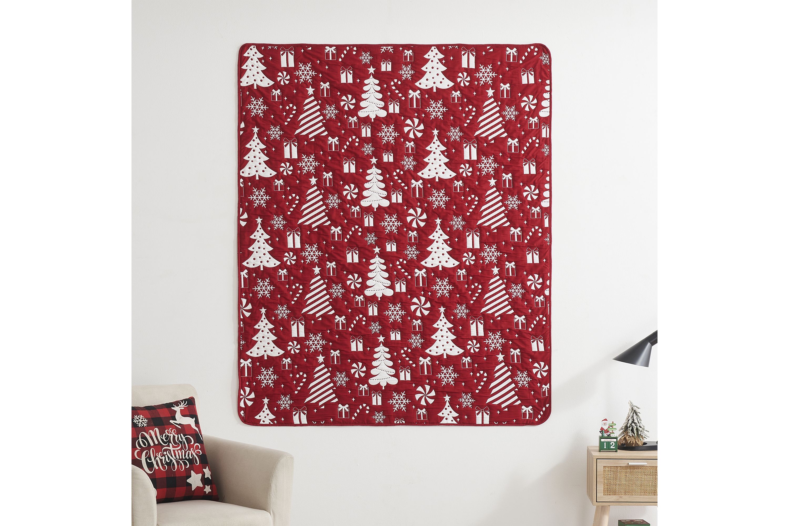 Peppermint Party Throw
