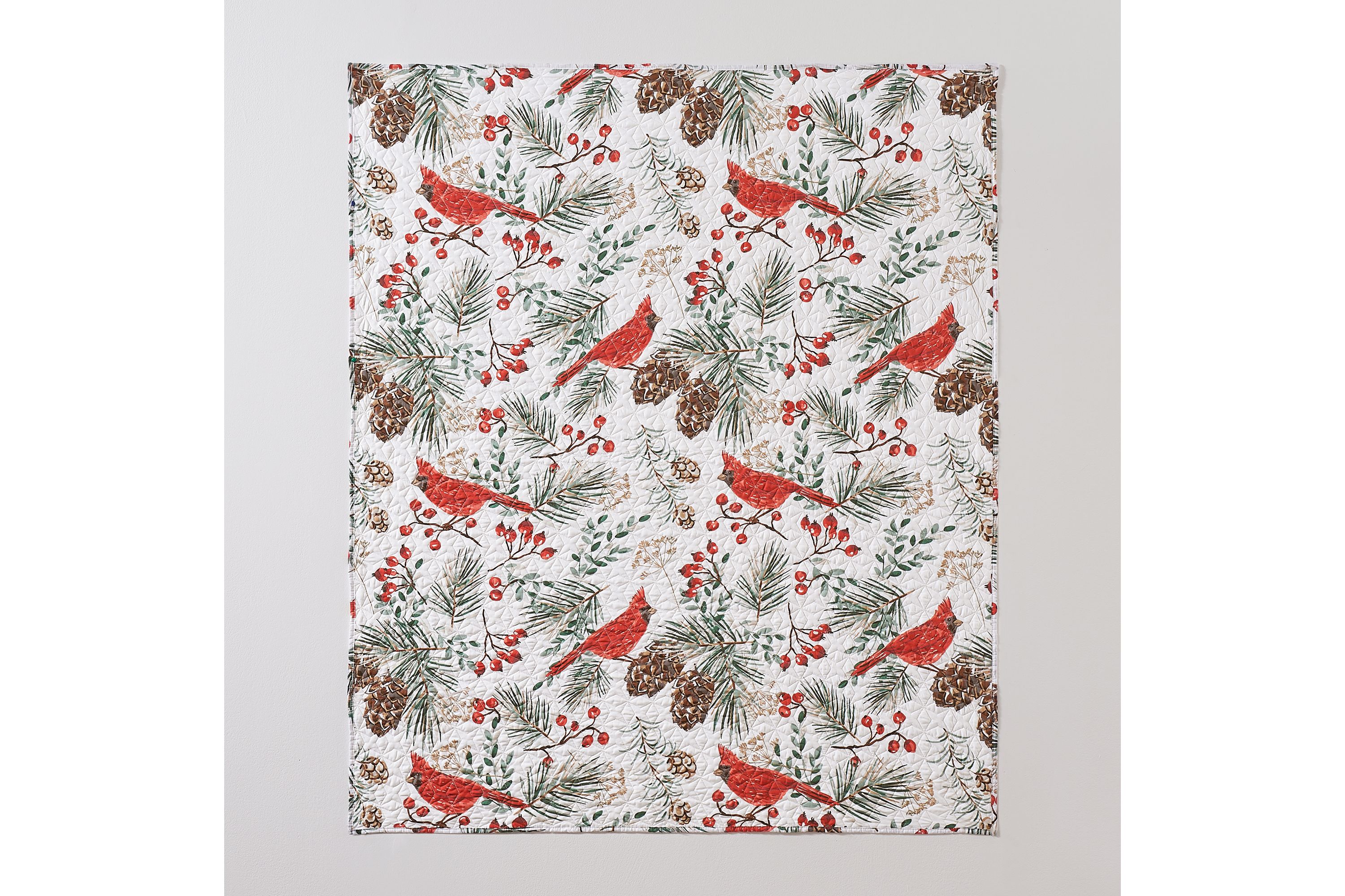 Cardinal Plaid Throw