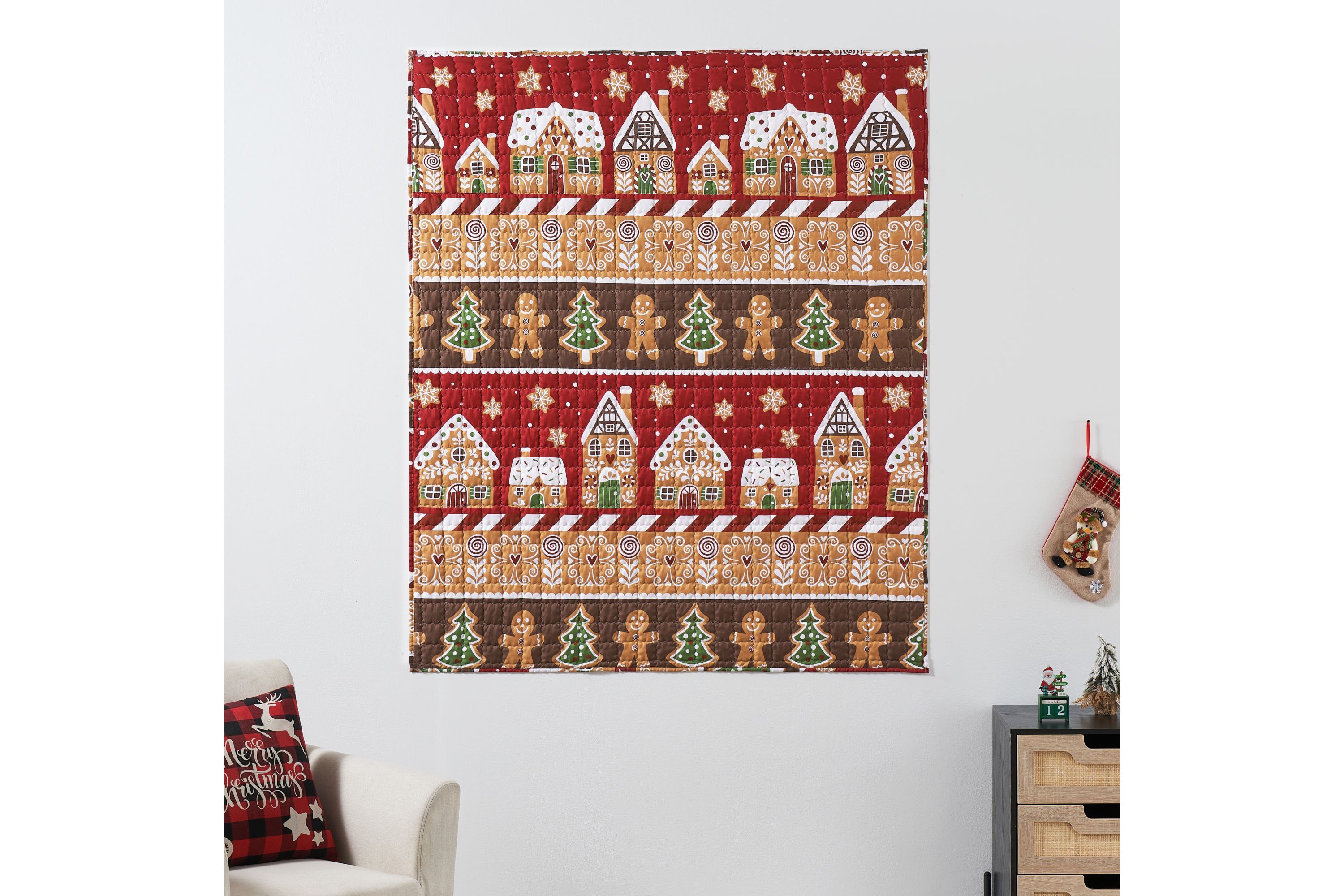 Gingerbread Lane Throw