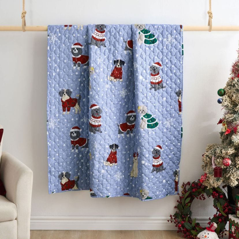 Winter Whiskers Throw