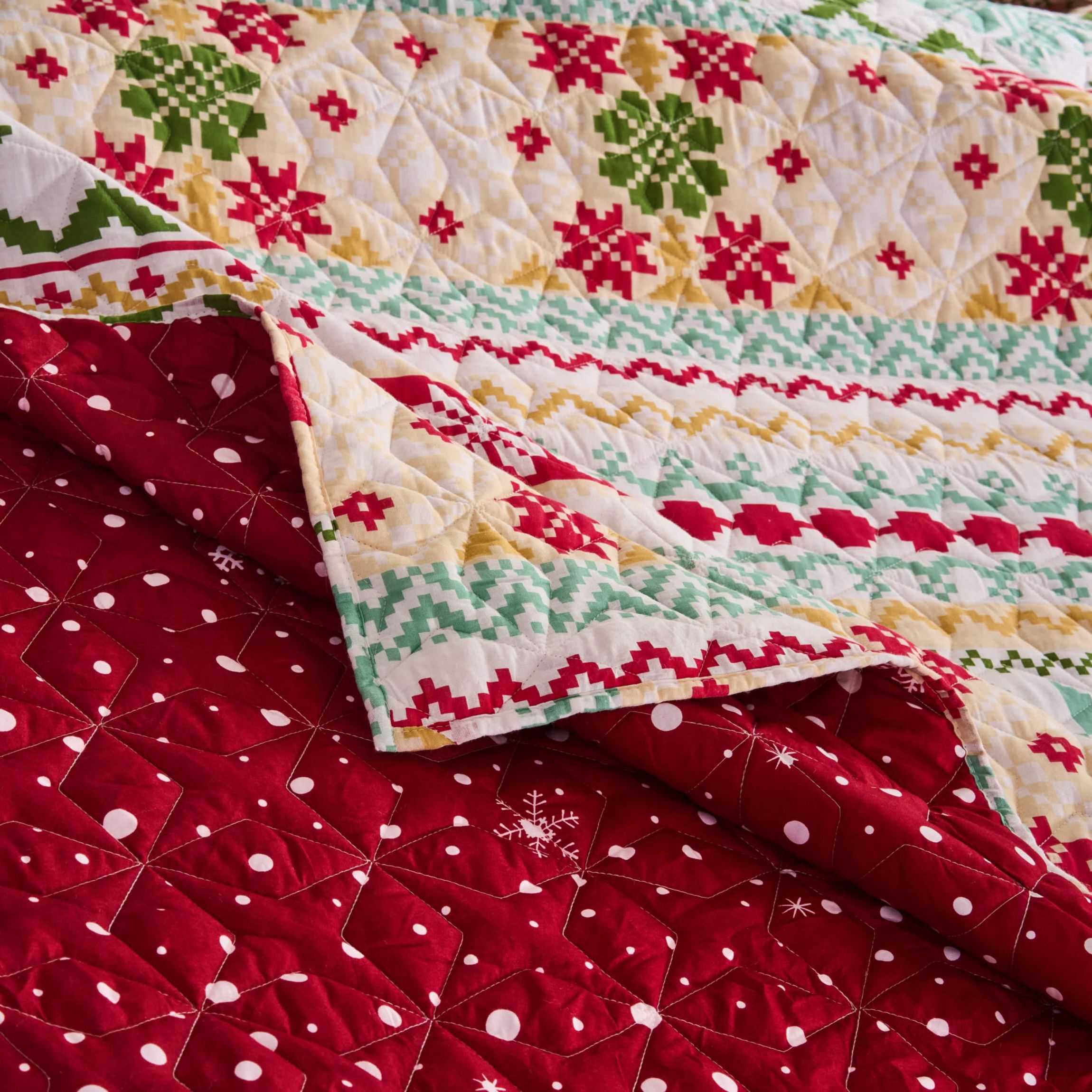 Fair Isle Snow Throw