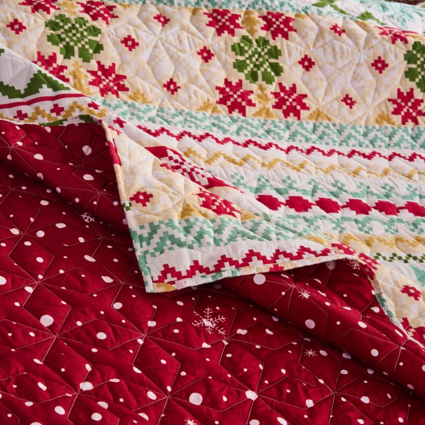 Fair Isle Snow Throw