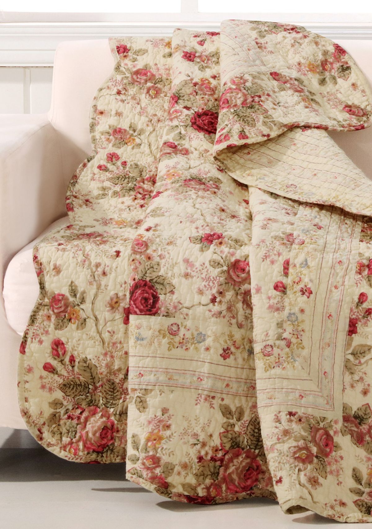 Antique Rose Throw