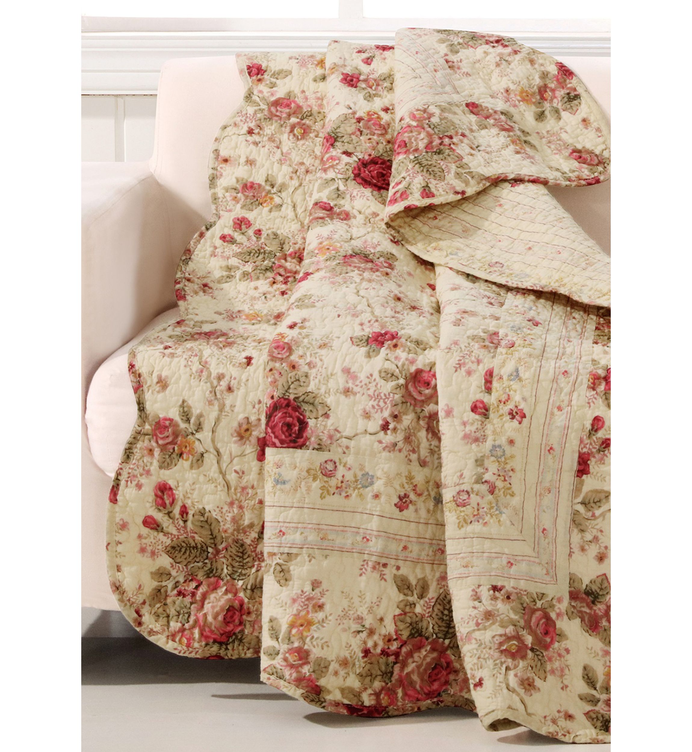 Antique Rose Throw