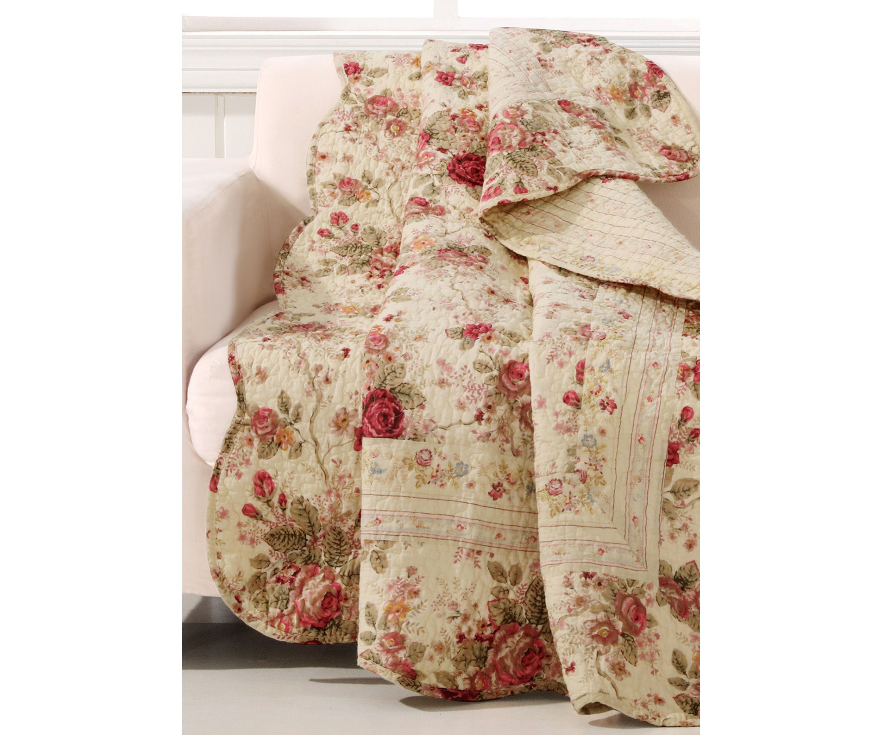 Antique Rose Throw