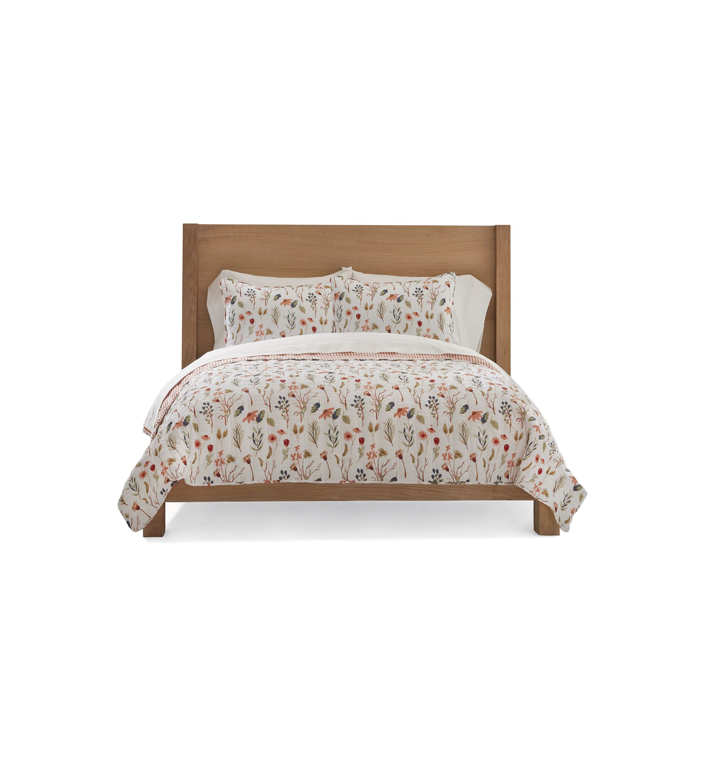 3-Piece Floral Meadow Quilt Set