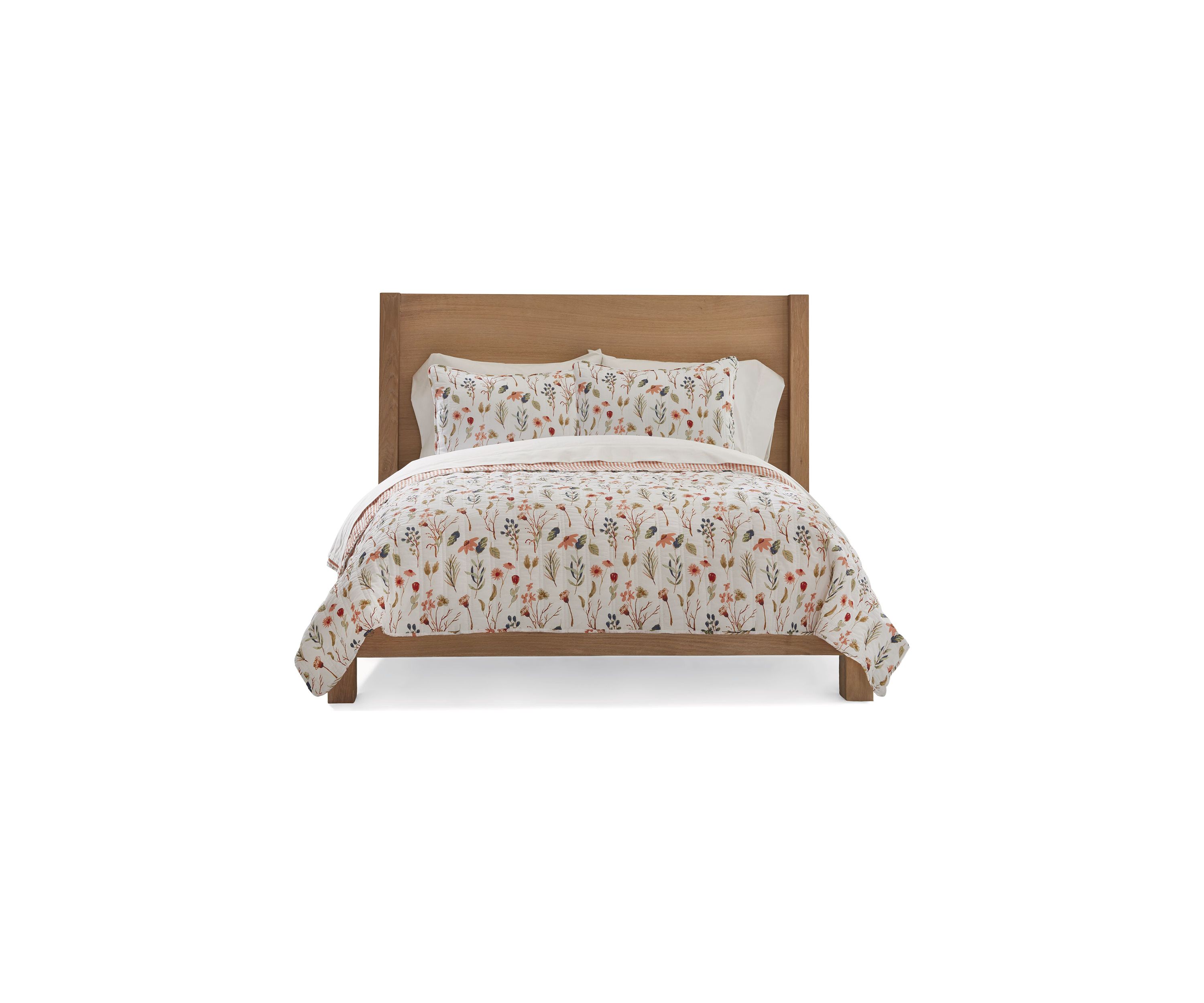 3-Piece Floral Meadow Quilt Set