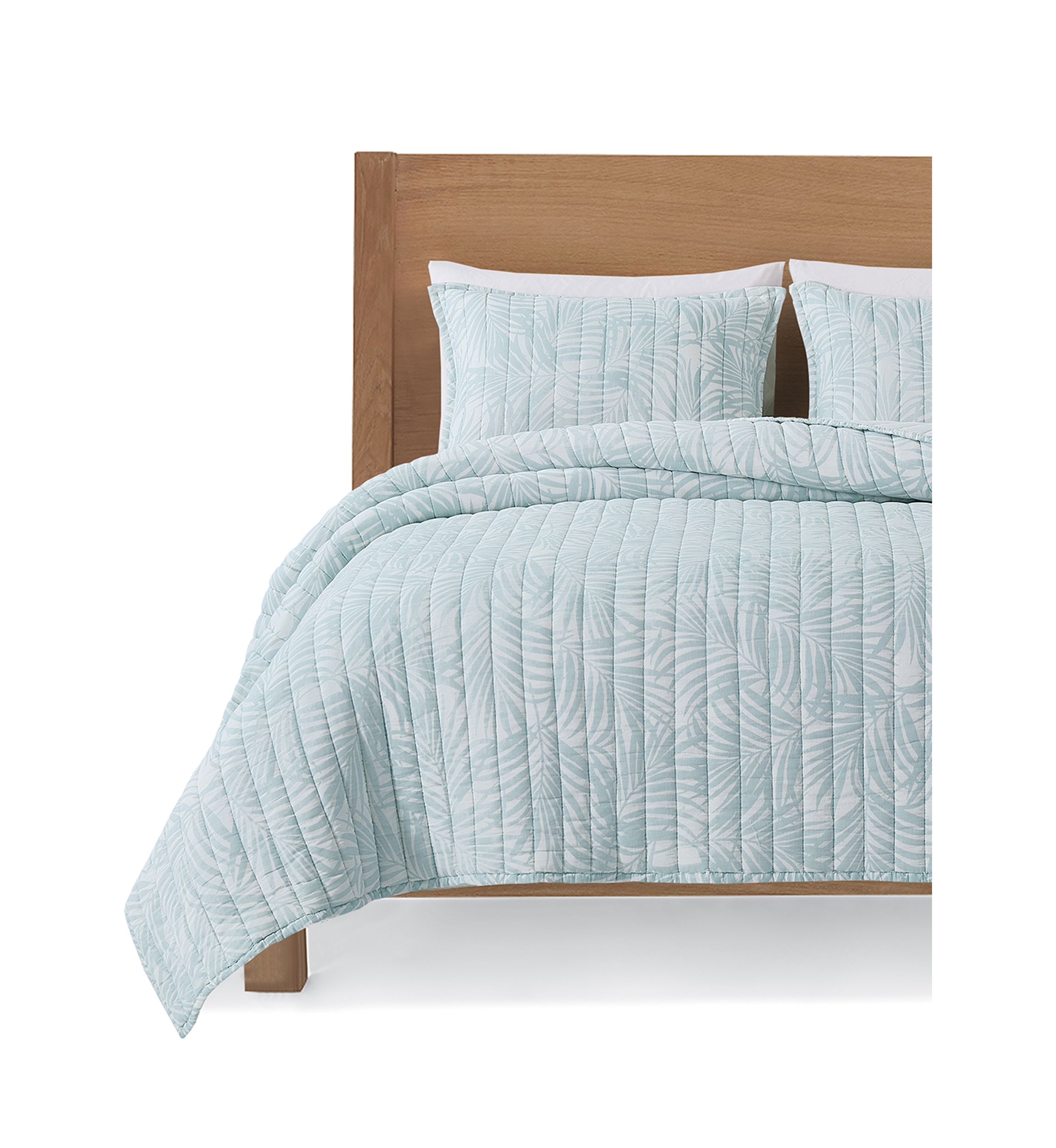 Palm Print Quilt Set