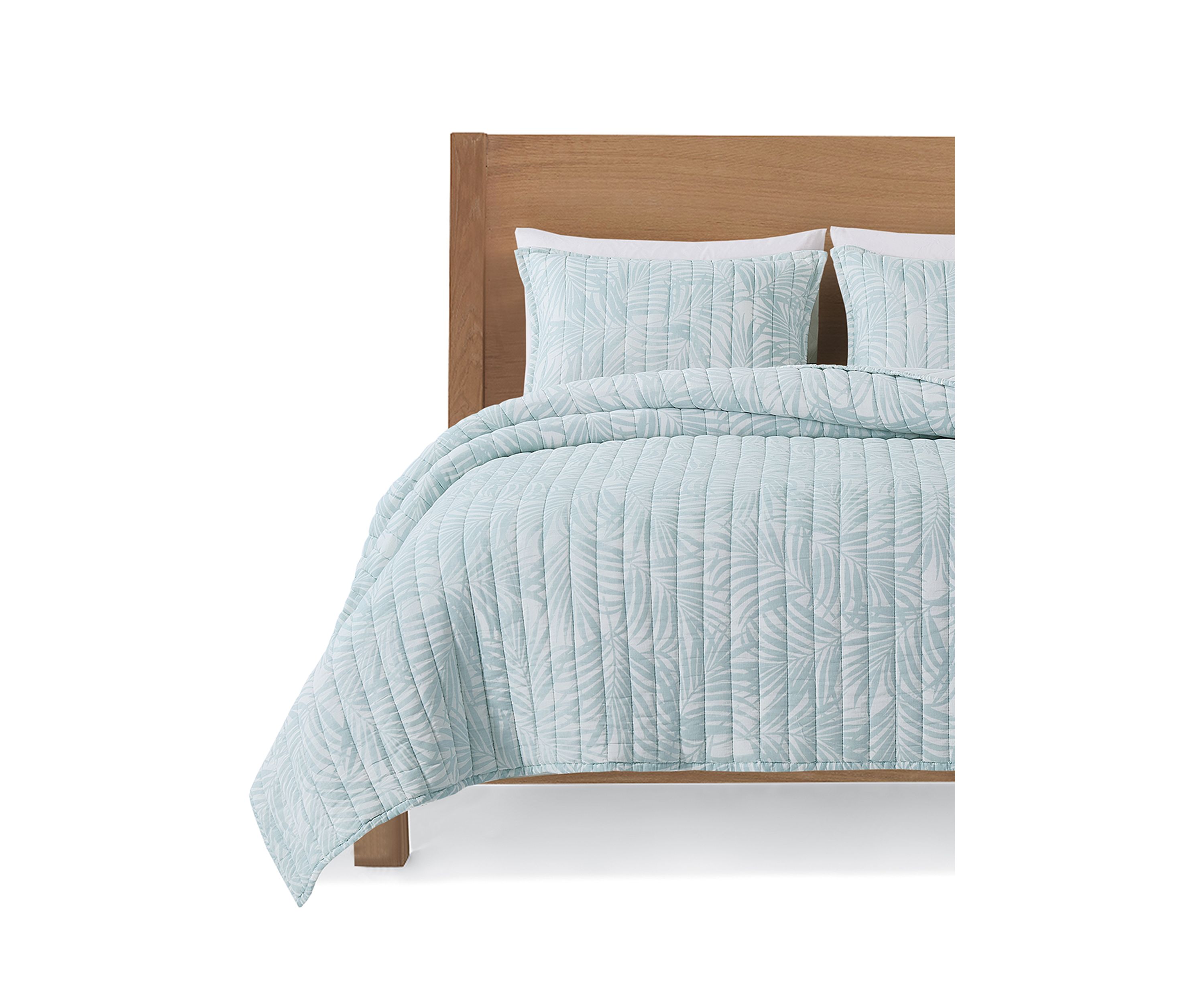 Palm Print Quilt Set