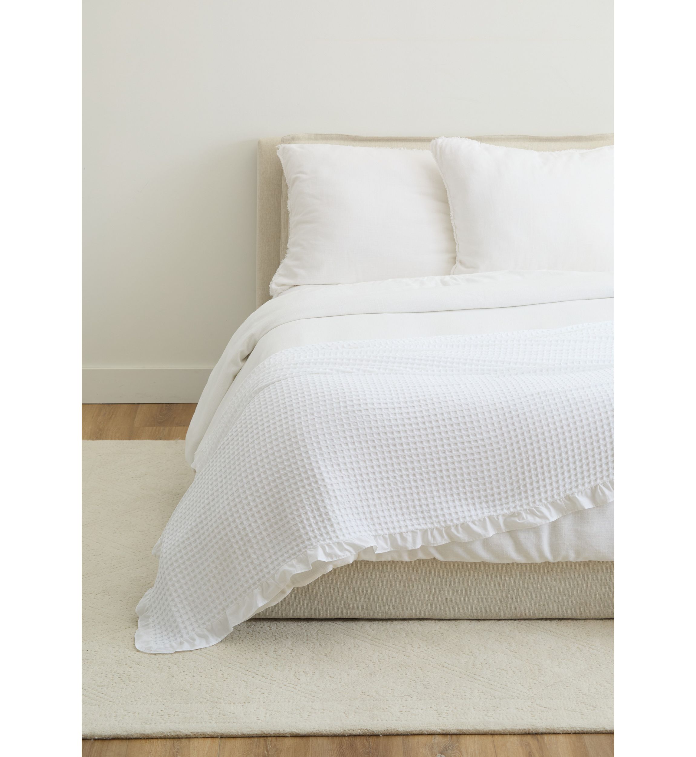 Ruffled Waffle Blanket