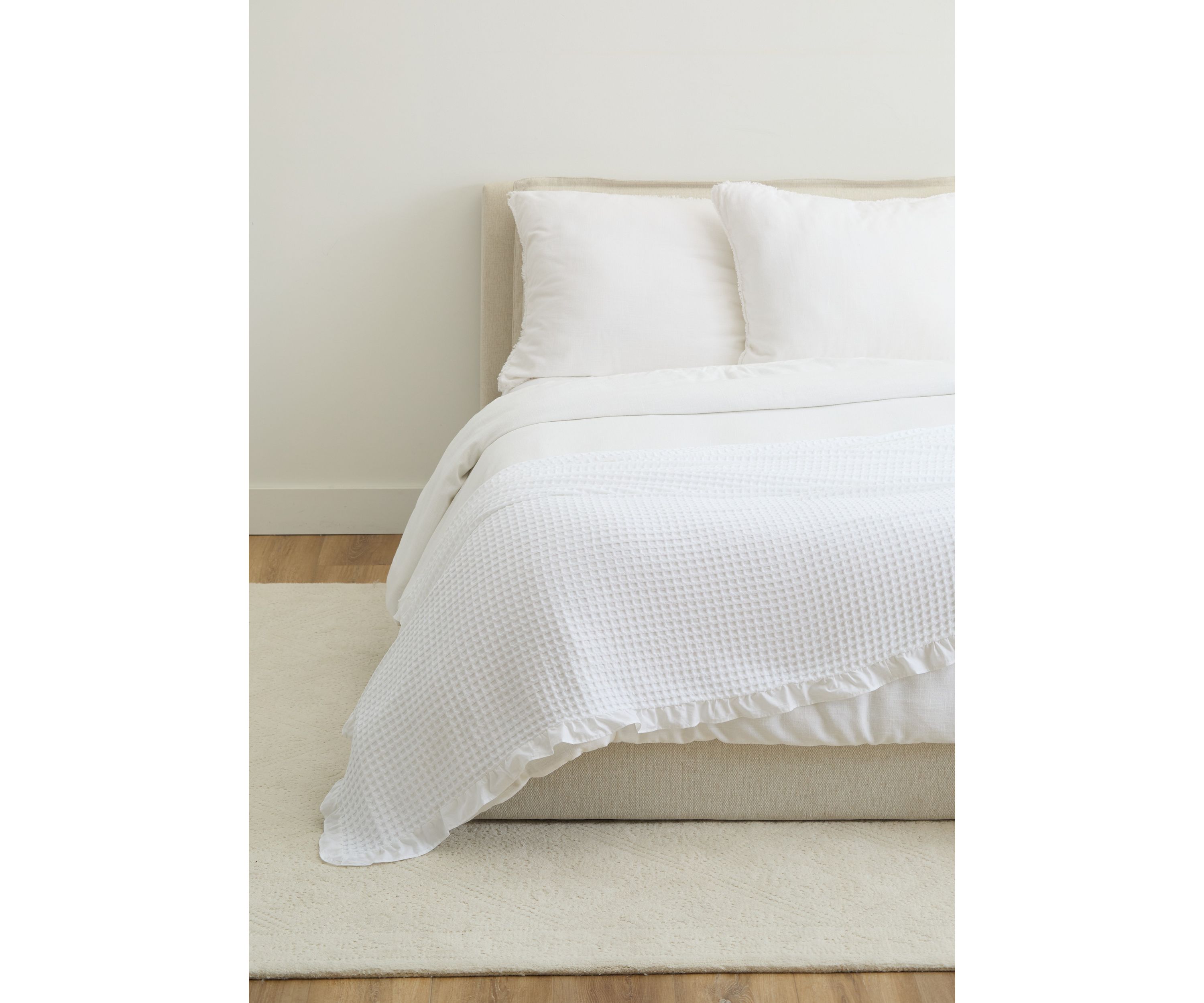 Ruffled Waffle Blanket