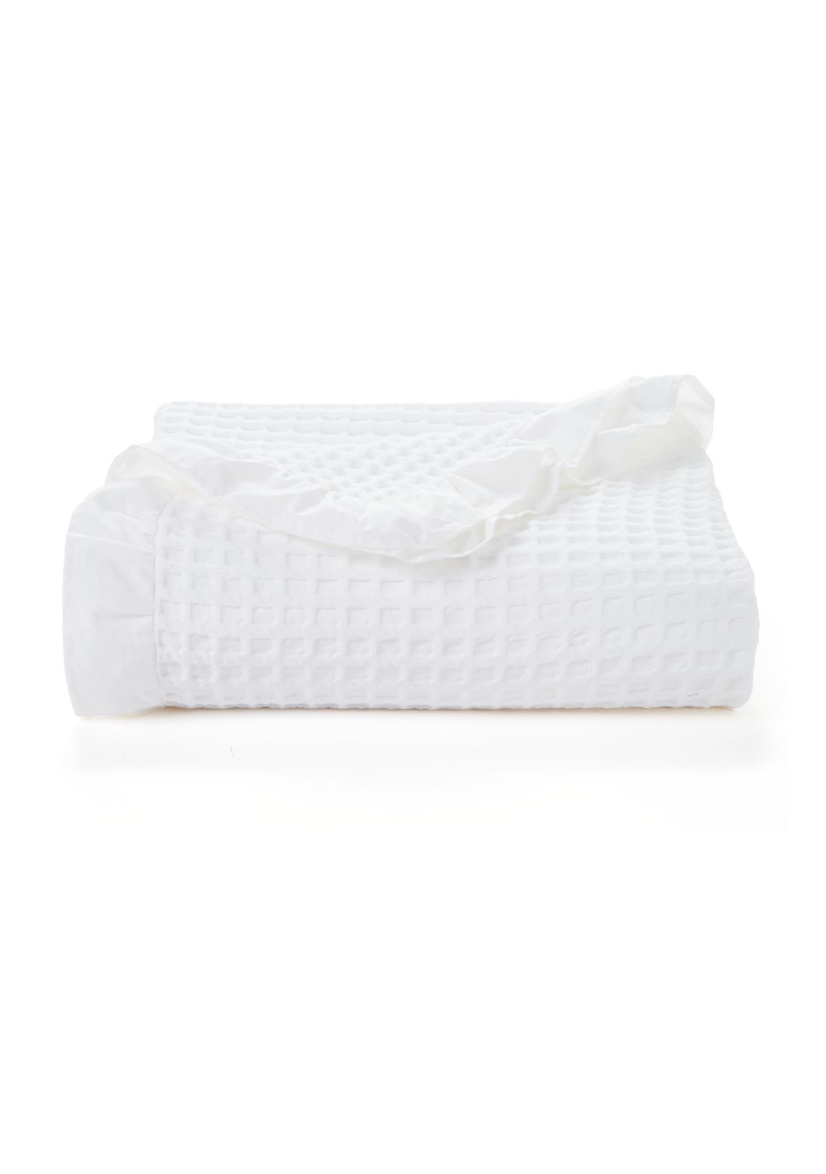 Ruffled Waffle Blanket